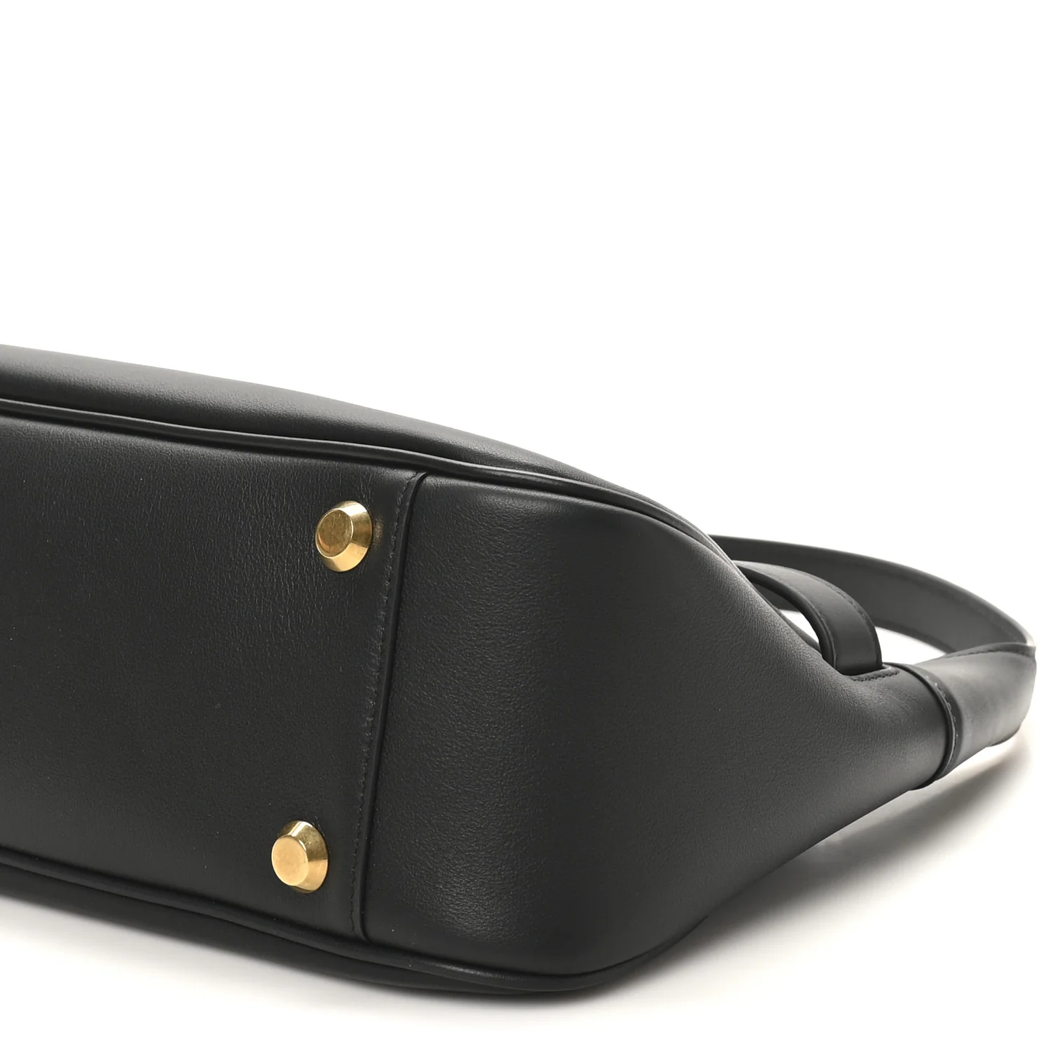Smooth Calfskin Small Bel Air Shoulder Bag Black - Top Club