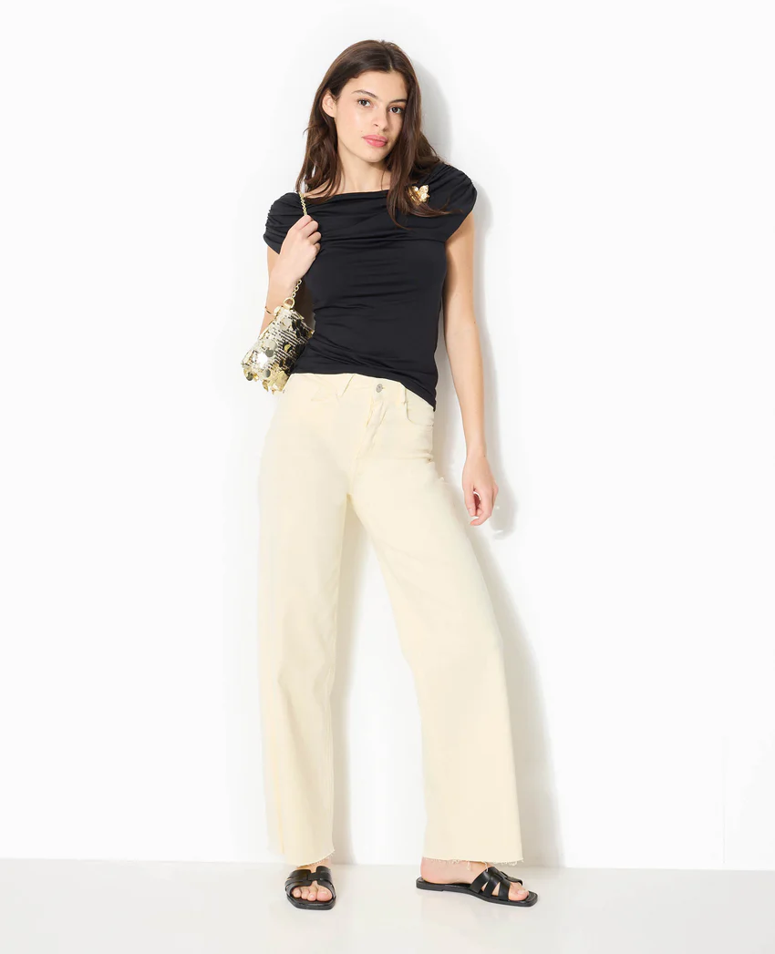 Pimkie Top sans manches avec effet drapé et détail bijou