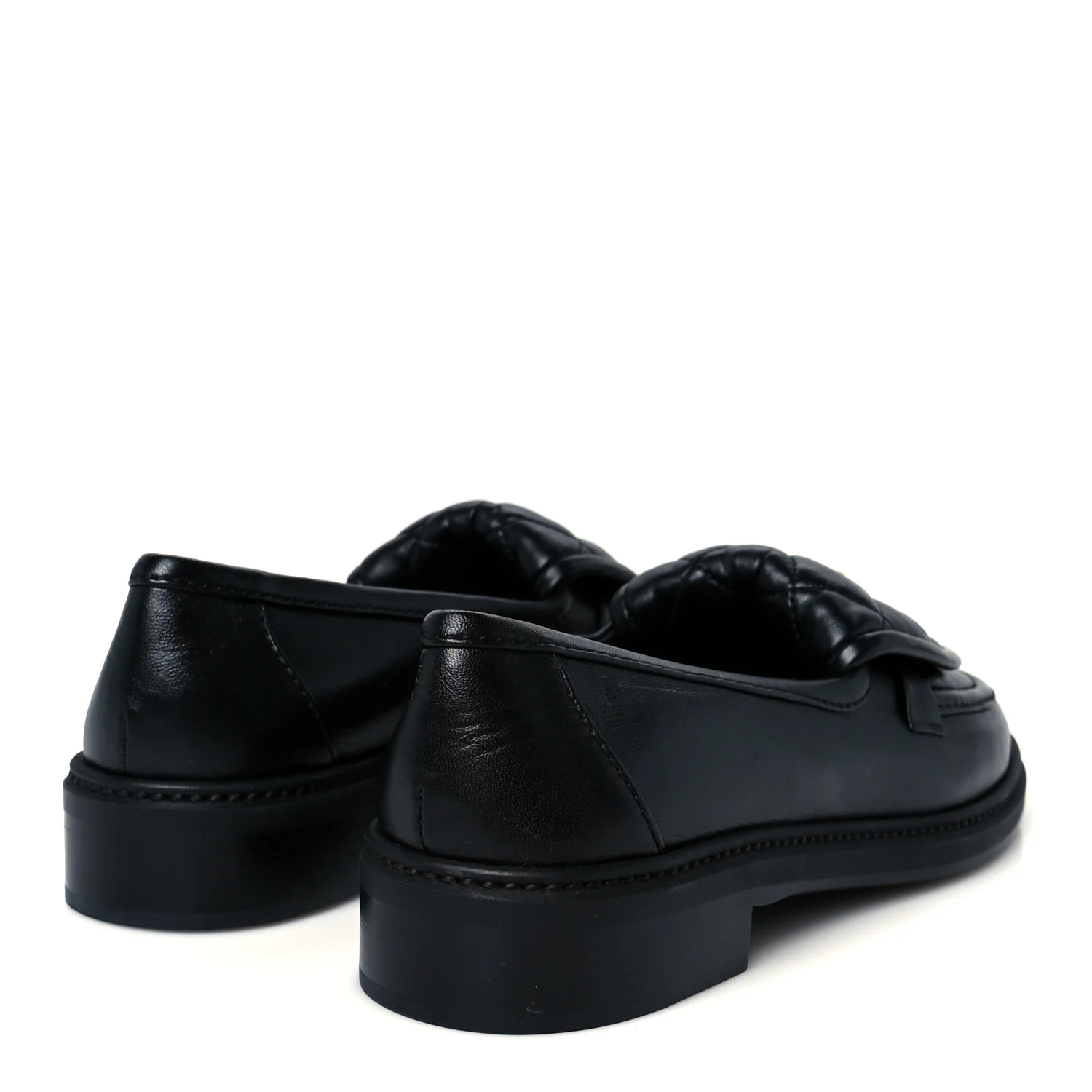 Lambskin Quilted CC Turnlock Loafers 39.5 Black - Top Club