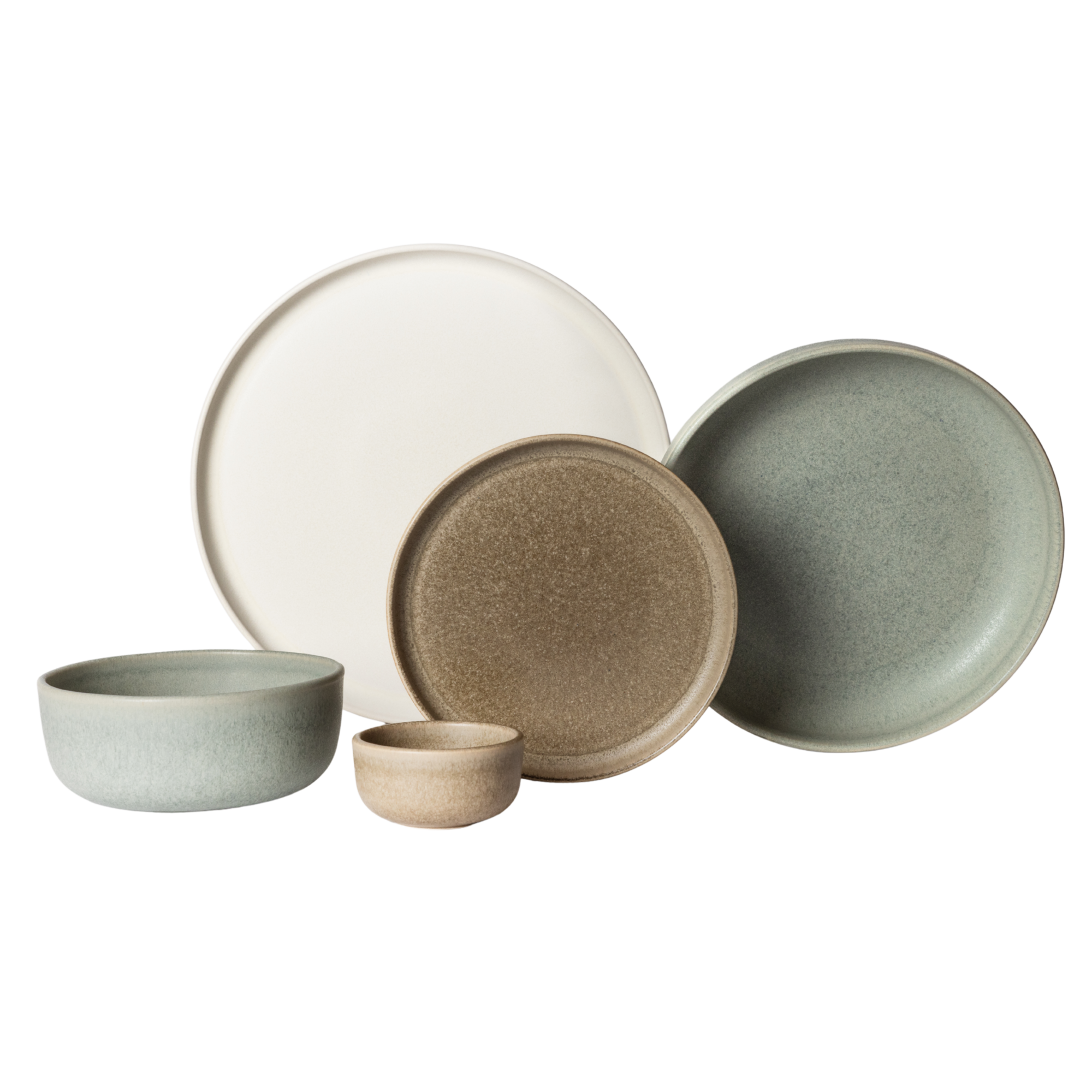 Serviesset Dreamy Ivory & Ocean Breeze - 2 personen