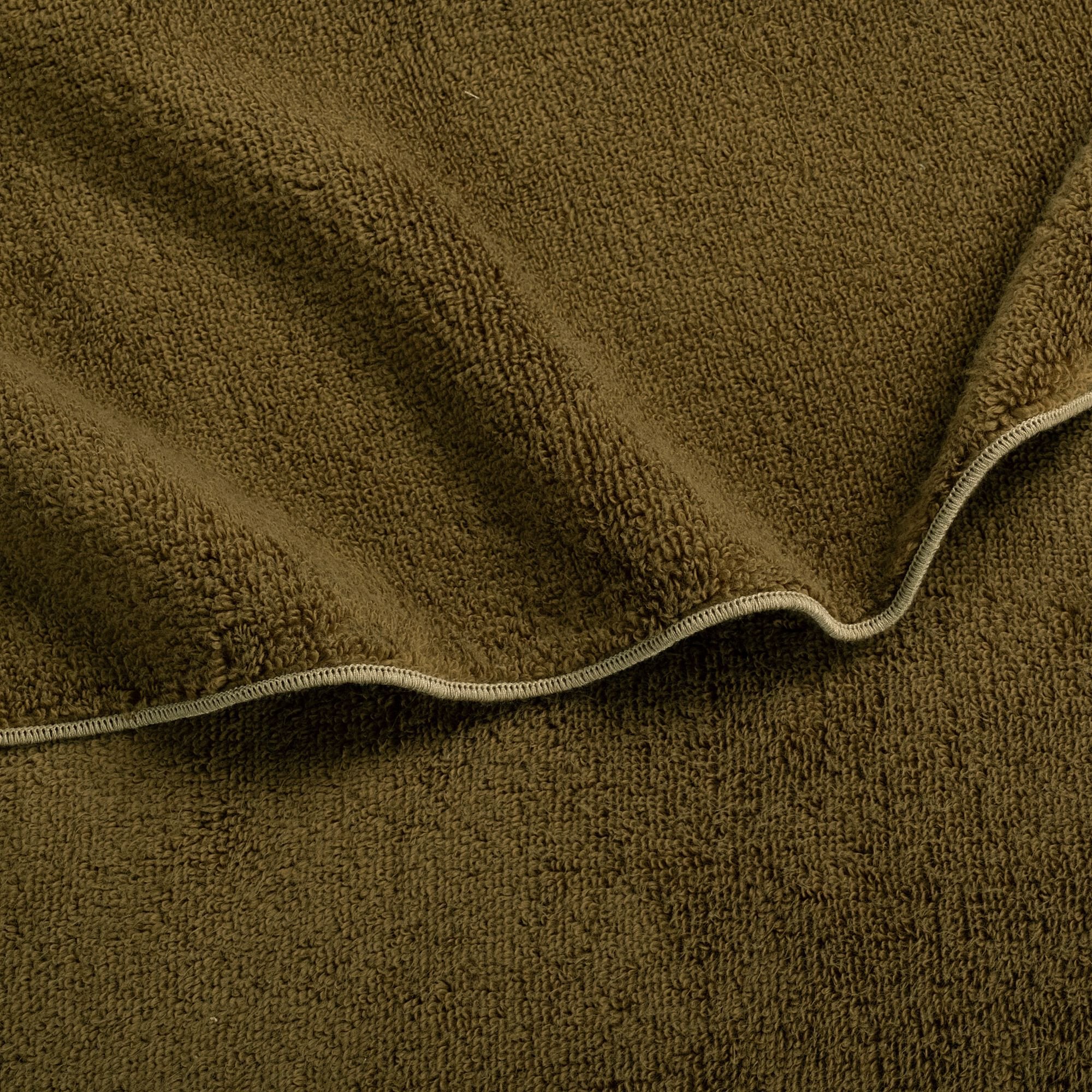 COME - Drap de douche en coton 70x140cm - vert mousse