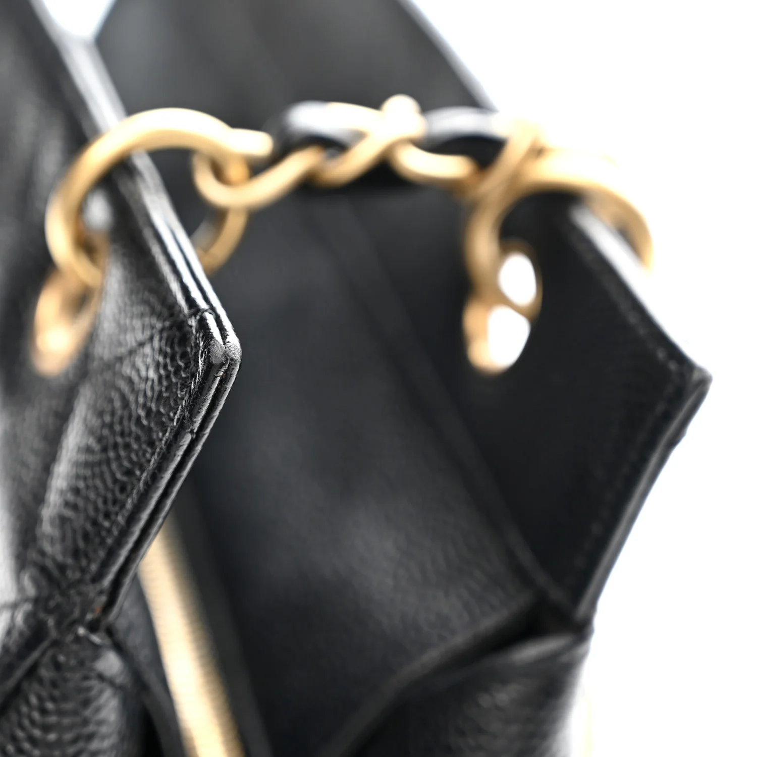 Caviar Quilted Petit Timeless Tote PTT Black - Top Club