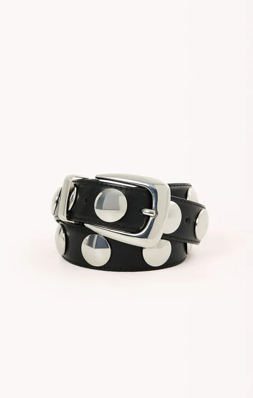 Billini Bailey Belt ~ Black/Silver