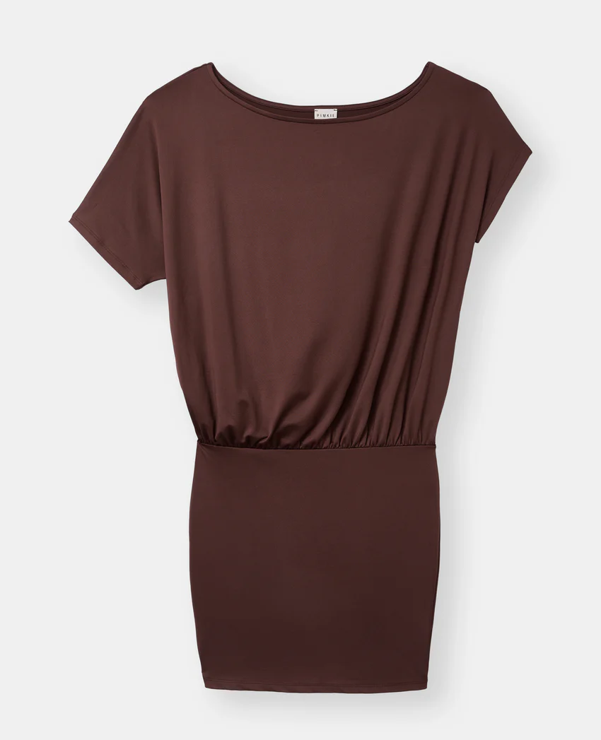 Pimkie Robe courte asymétrique en maille fluide