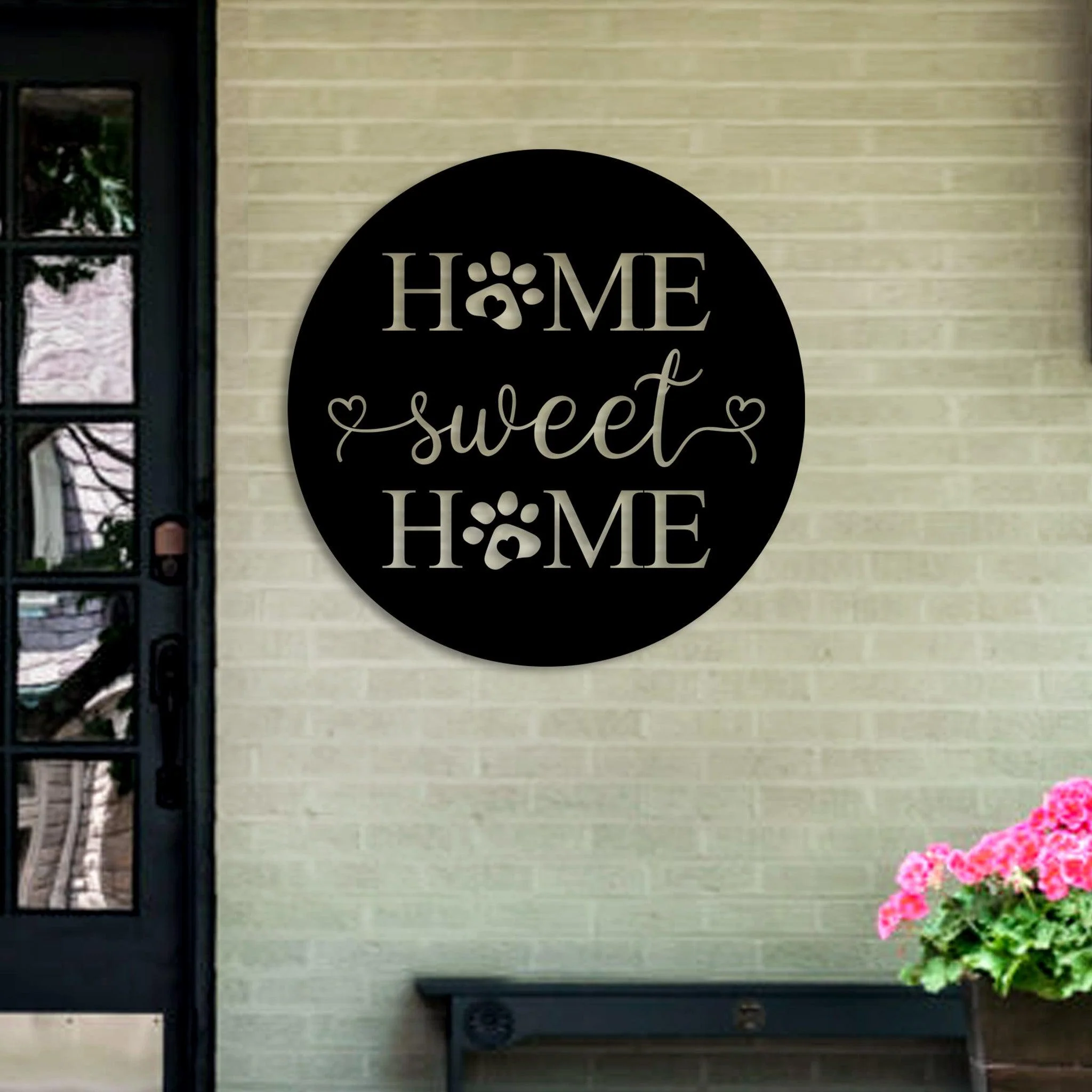 Home Sweet Home Paws Metal Wall Décor - Alvarez Pro Painting LLC