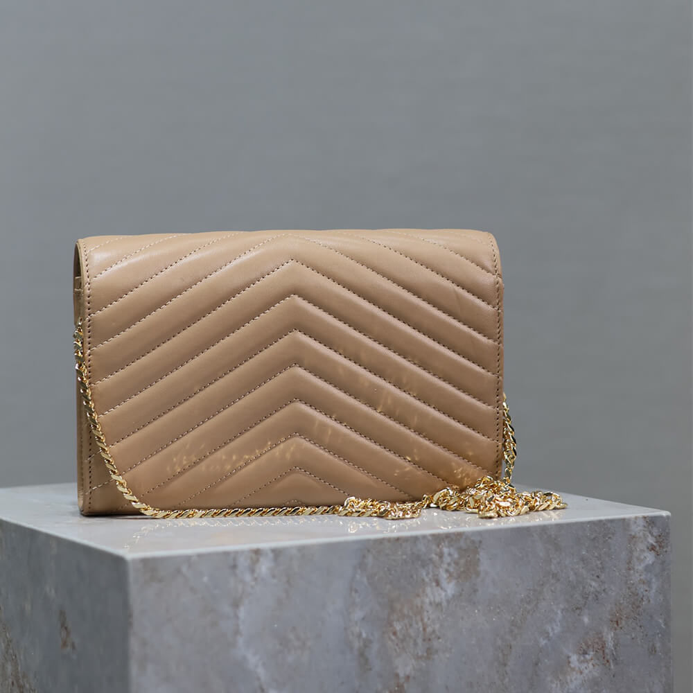 YSL cassandre chain wallet in lambskin - Top Club