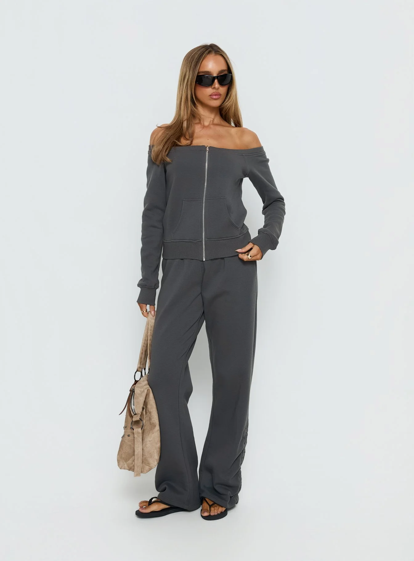 Rylan Low Rise Joggers Grey