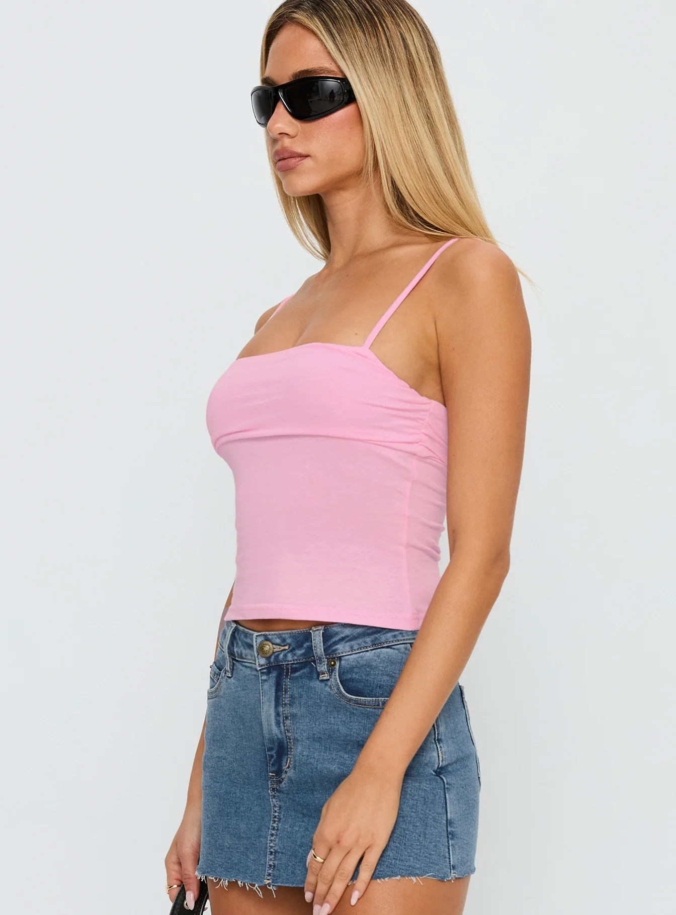 Race My Mind Top Pink