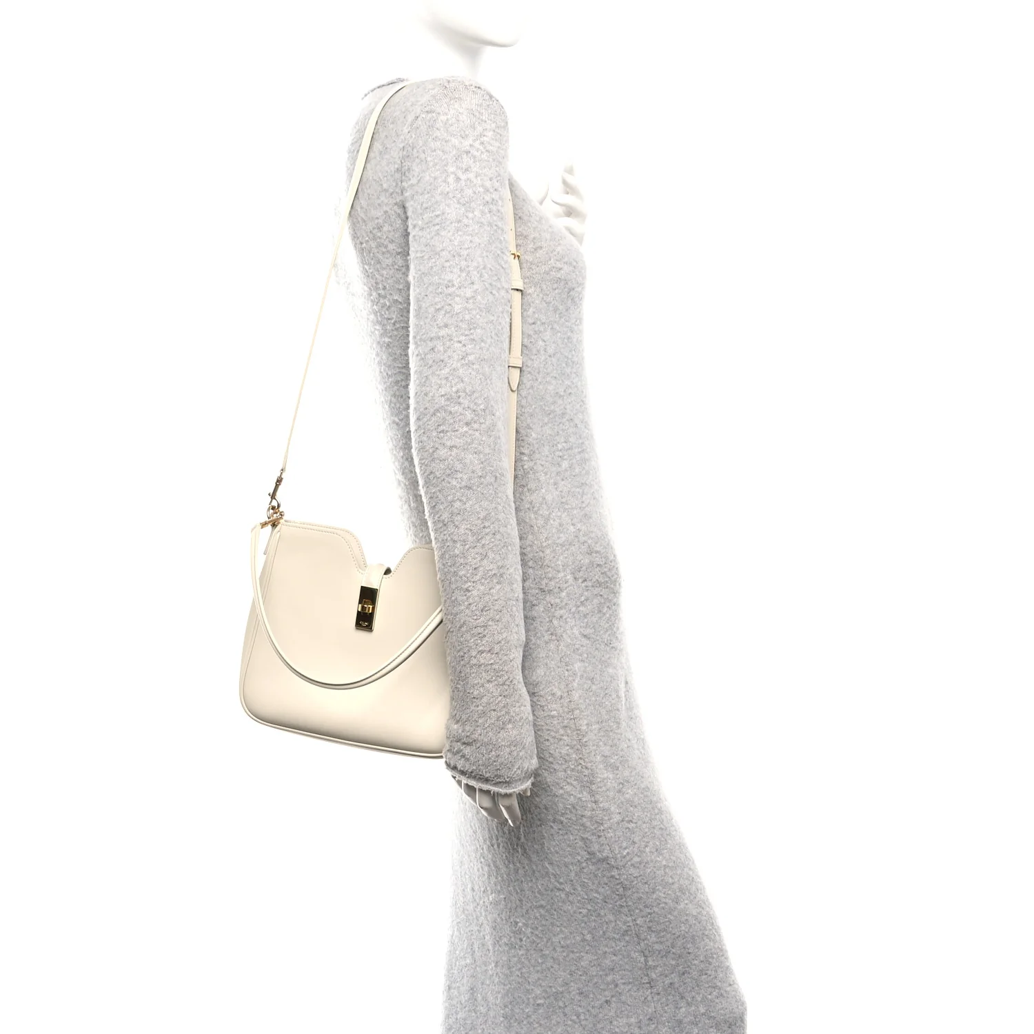Smooth Calfskin Small Camille 16 Soft Bag Rice