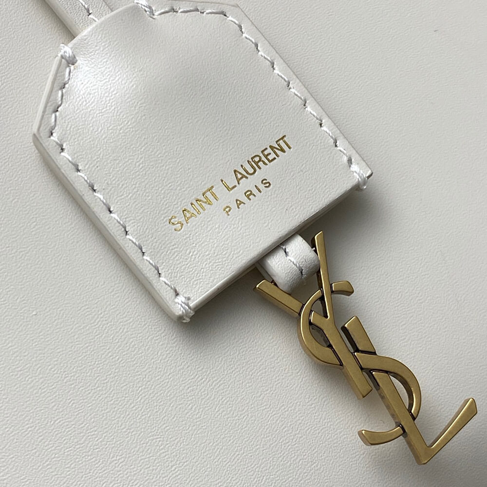 MINI TOY SHOPPING SAINT LAURENT IN BOX LEATHER - Top Club