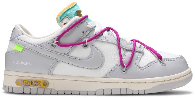 Off-White x Dunk Low  Lot 21 of 50  DM1602-100 - Sneaker Replica Workshop