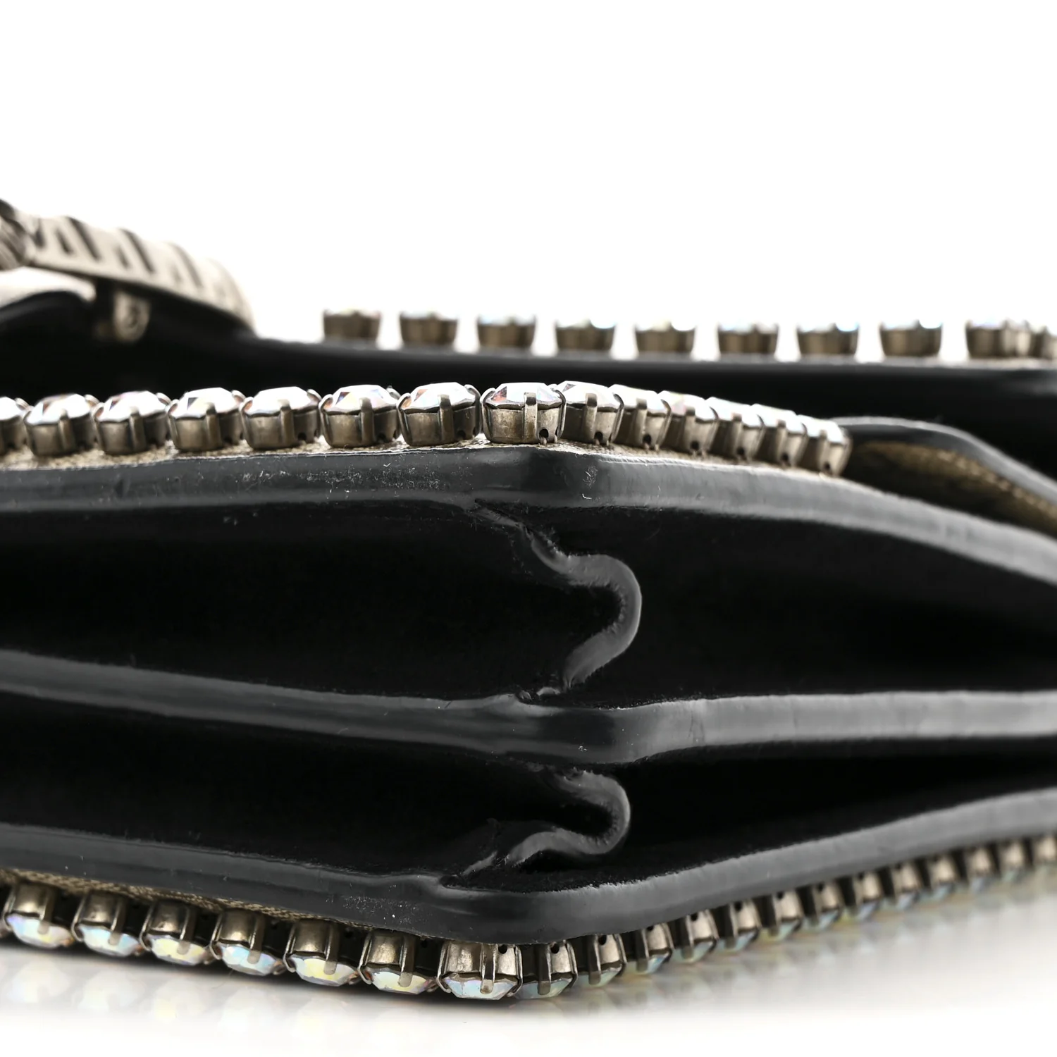 GG Supreme Monogram Crystal Small Dionysus Shoulder Bag Black - Top Club