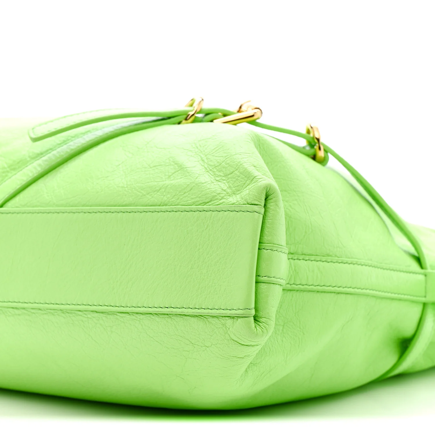 Calfskin Medium Voyou Bag Green - Top Club