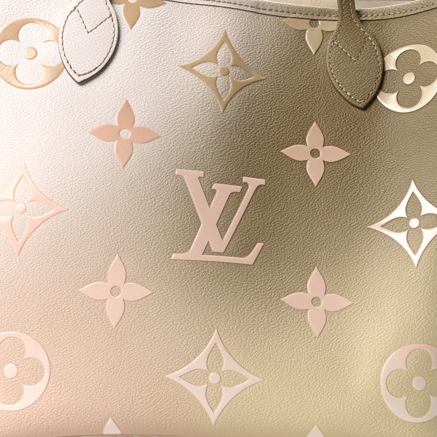 Monogram Giant Spring In The City Neverfull MM Sunset Kaki - Top Club