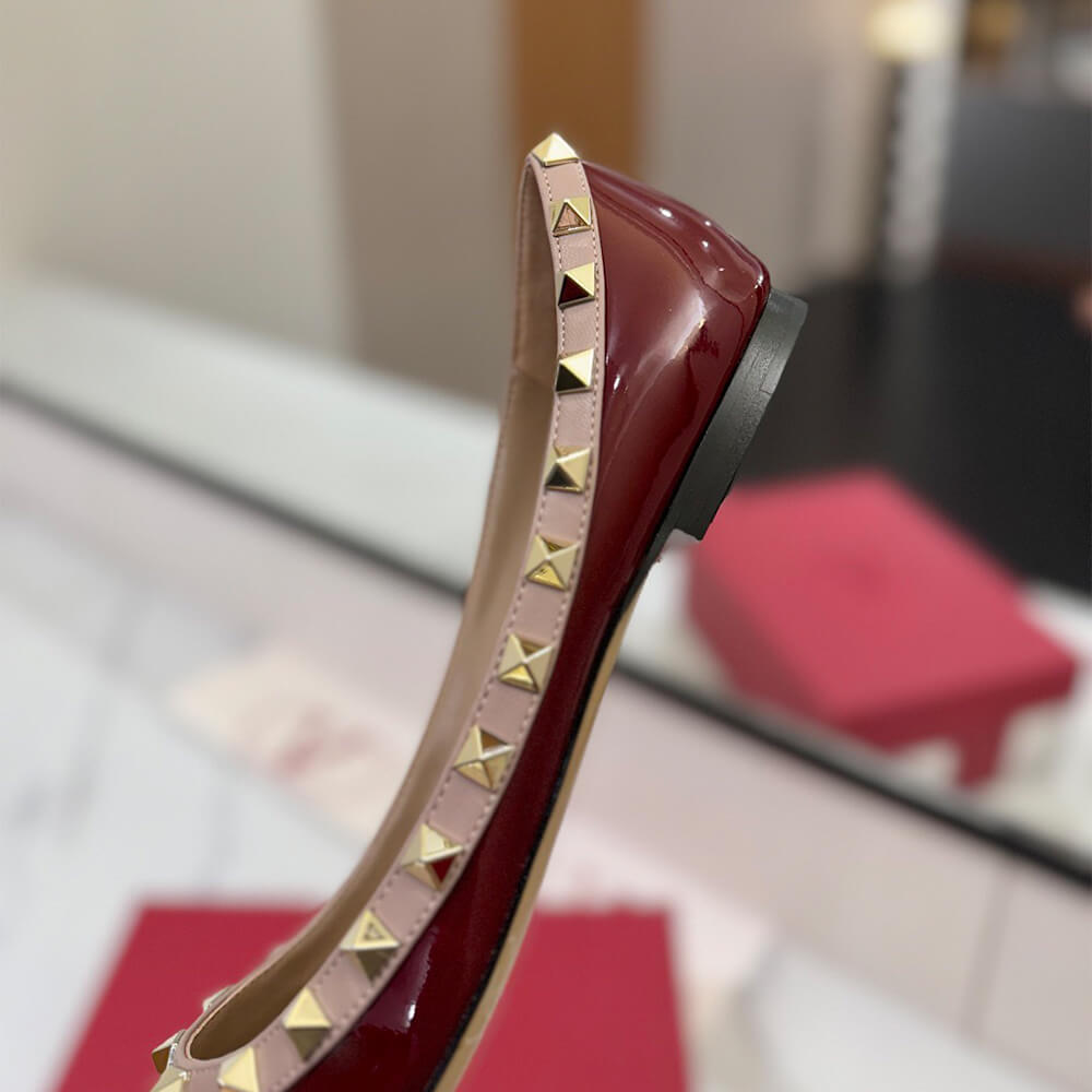 VALENTINO ROCKSTUD BALLET FLAT - Top Club
