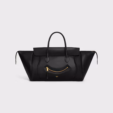 MEDIUM SMILING NEW LUGGAGE IN SUPPLE SHINY LAMBSKIN - Top Club