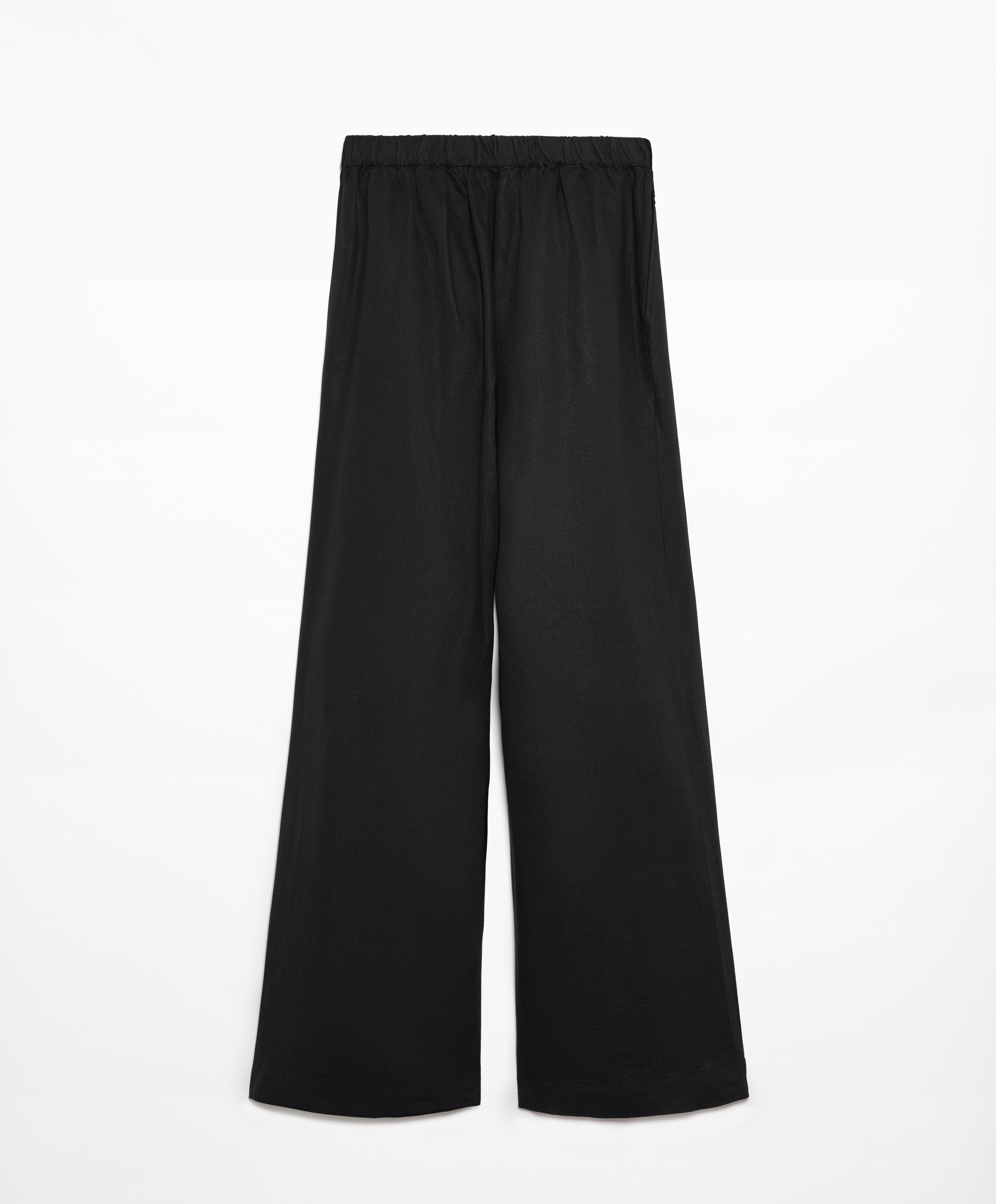 OYSHO Tailored-fit 100% linen trousers