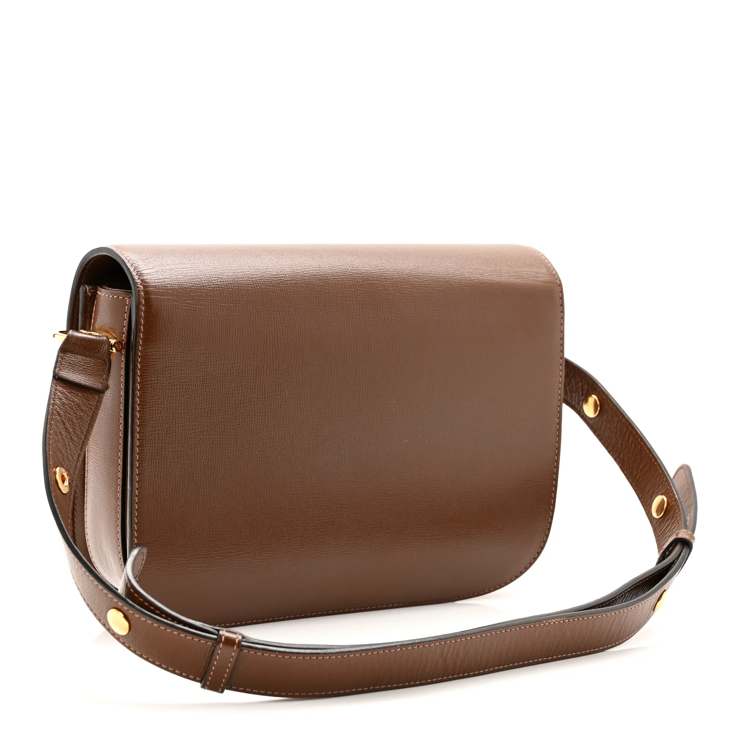 Azalea Calfskin Horsebit 1955 Shoulder Bag Brown Sugar - Top Club