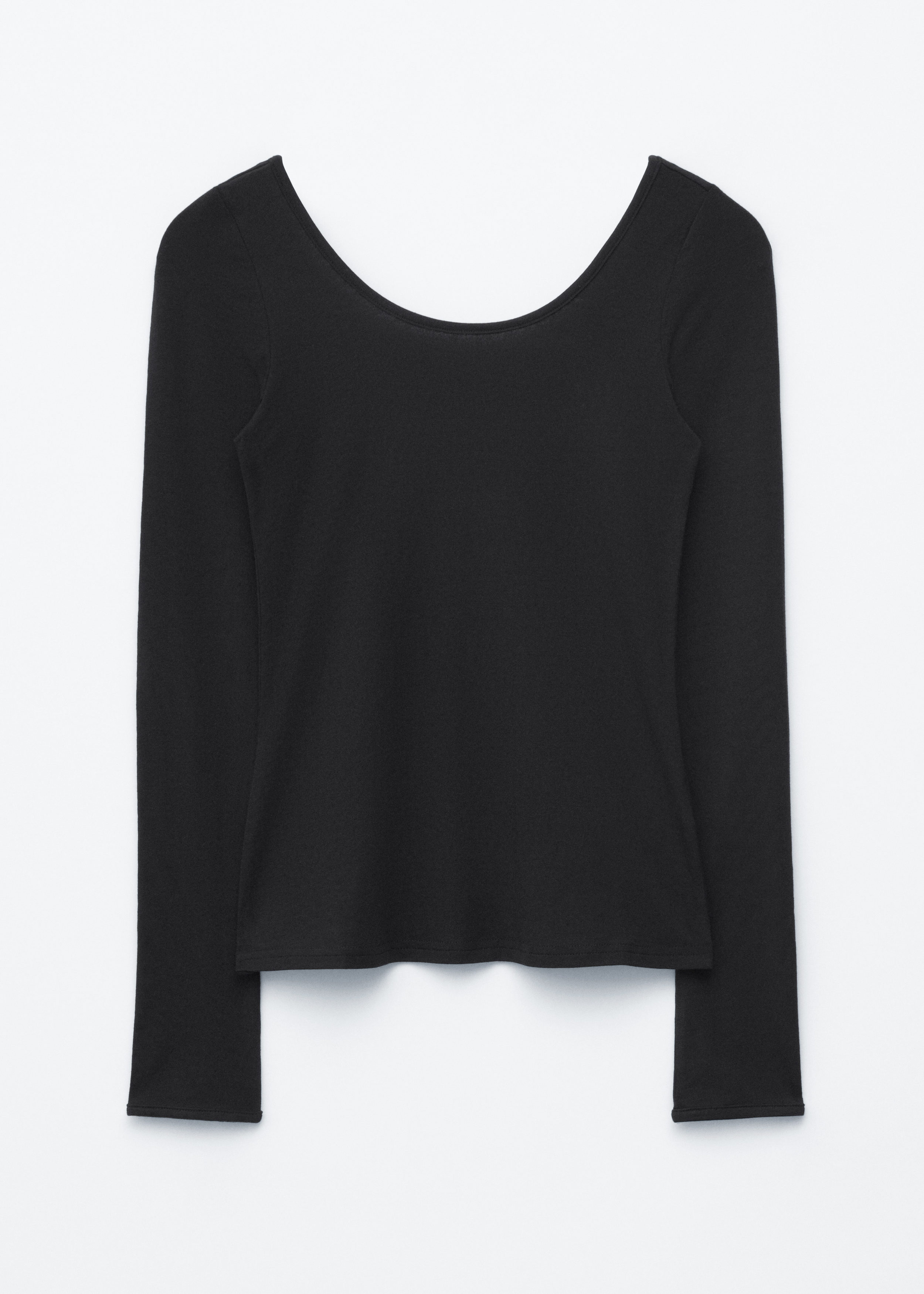 & Other Stories LONG-SLEEVE SCOOP-NECK TOP