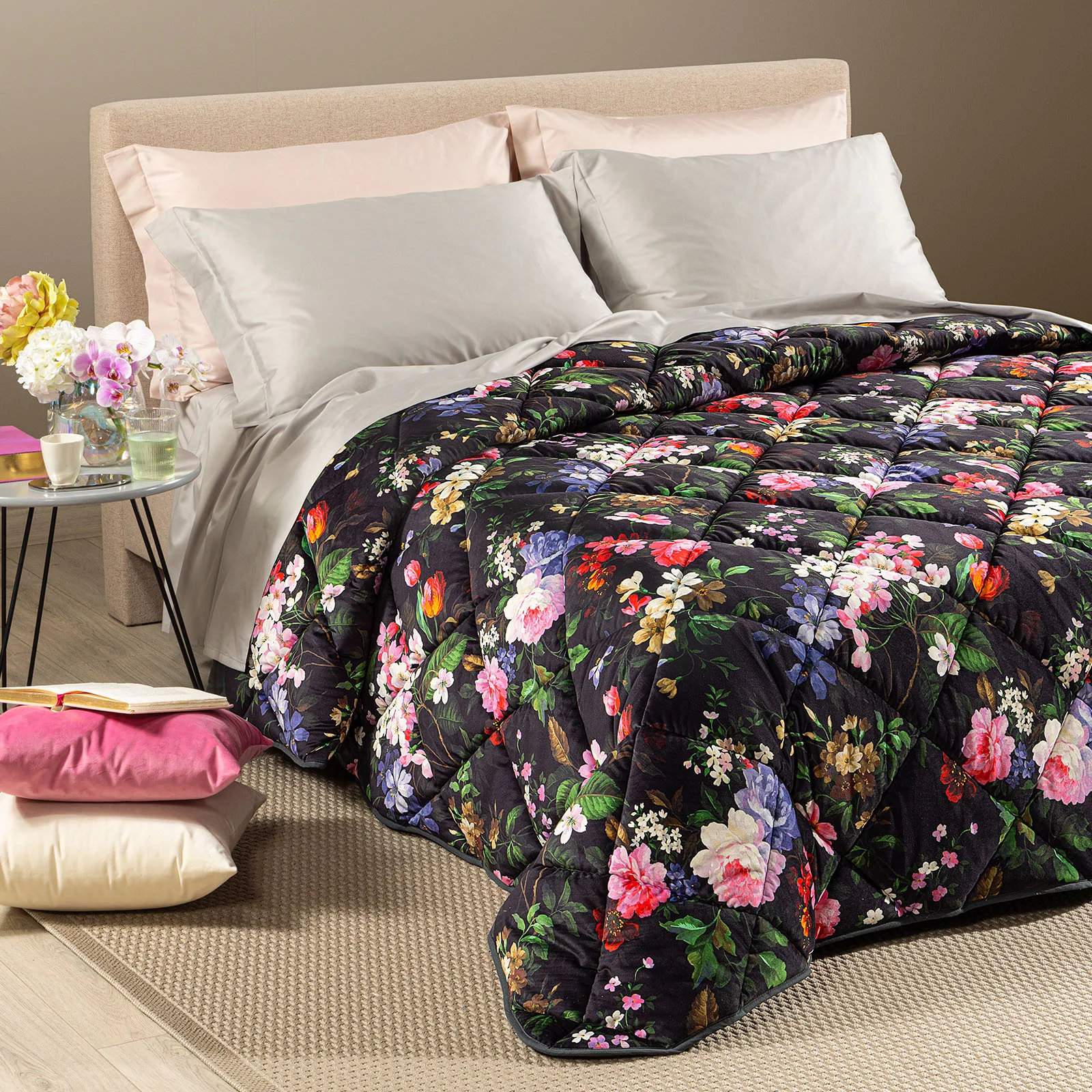 Trapunta In Velluto Mirabel Velluto Matrimoniale Unica Modern