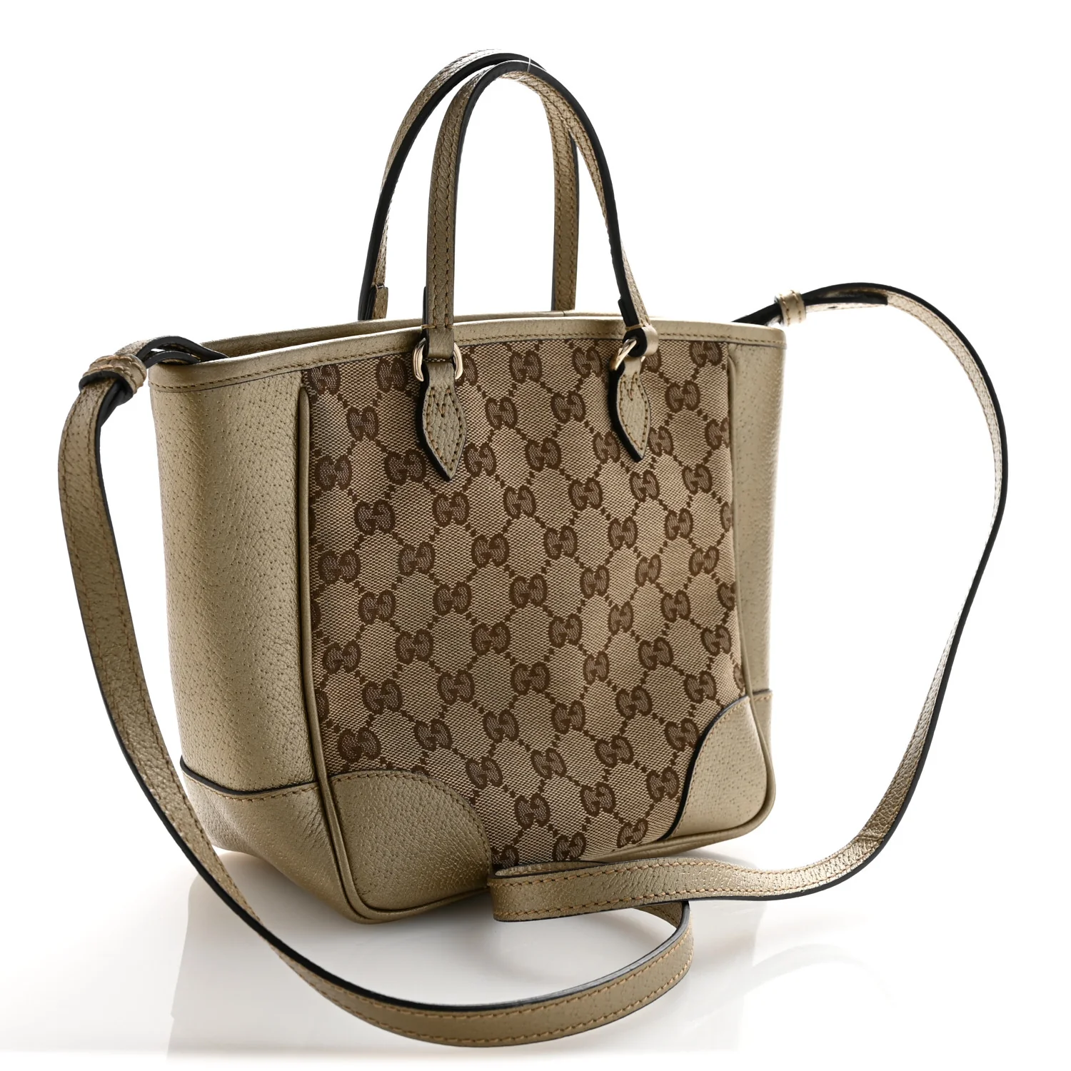 Monogram Mini Bree Tote Golden Beige - Top Club