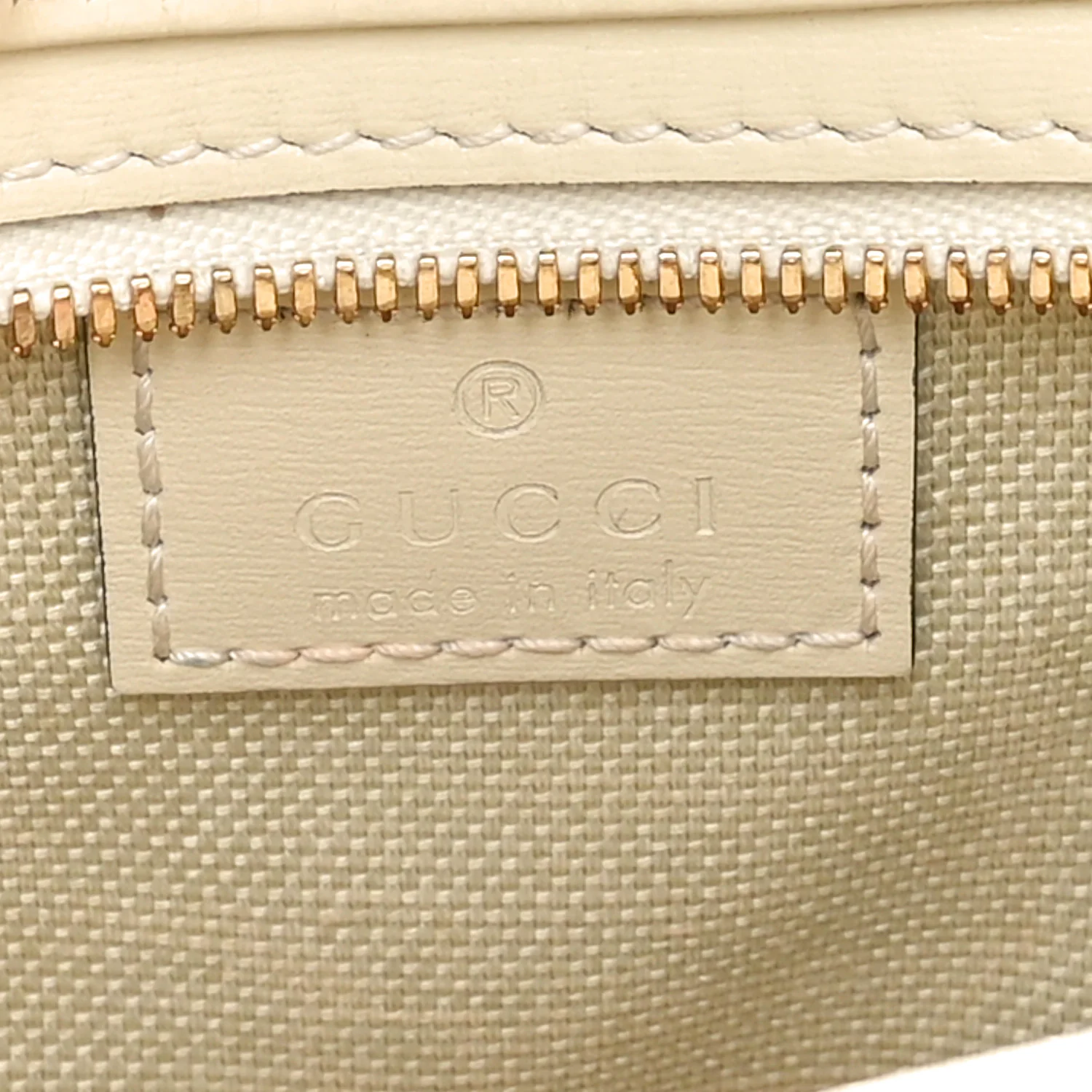 Calfskin Mini Moon Side Shoulder Bag Ivory - Top Club