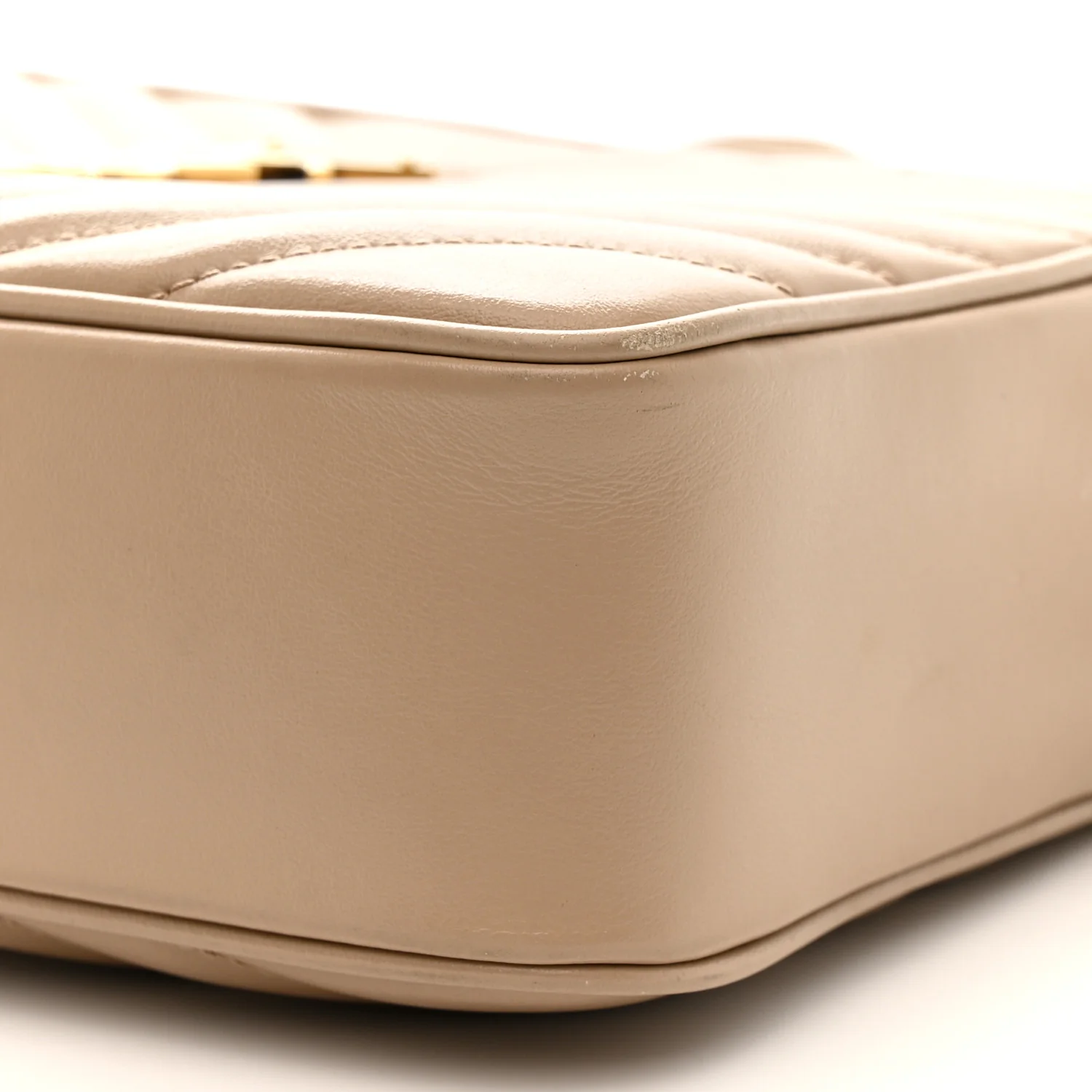 Calfskin Matelasse Monogram Lou Camera Bag Dark Beige - Top Club