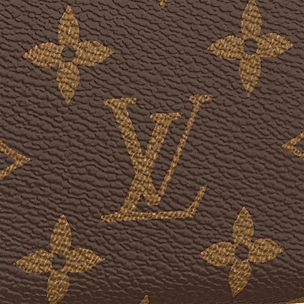 L-bag Monogram Canvas Clemence Wallet M60742 Fuchsia - Top Club