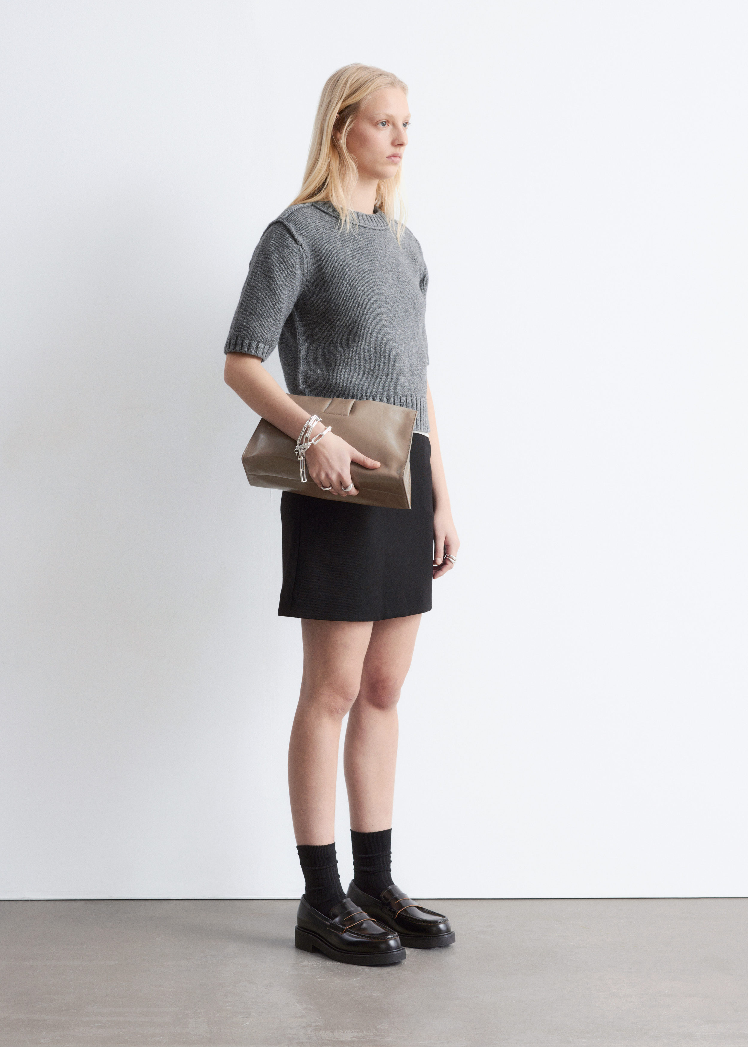 & Other Stories A-LINE MINI SKIRT
