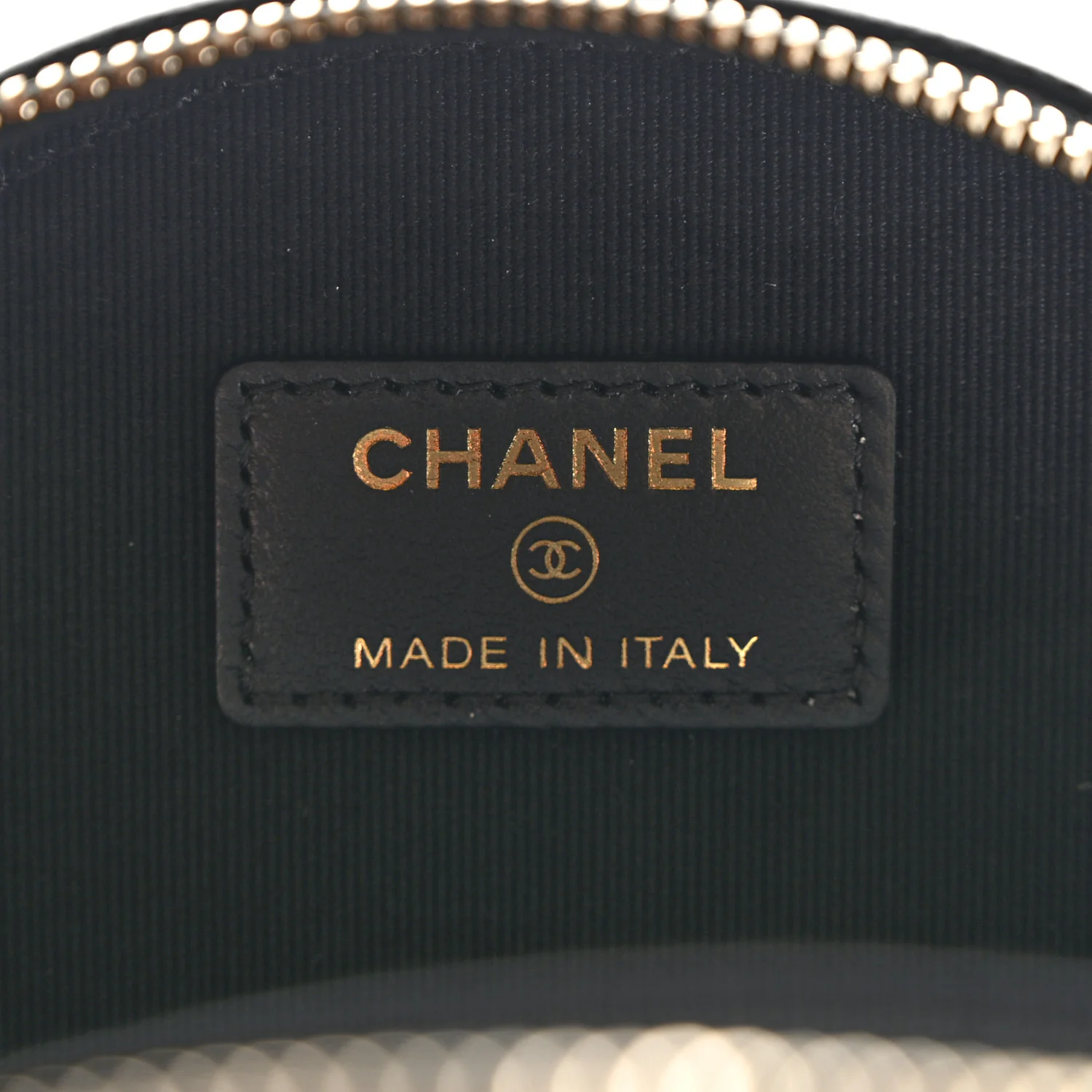 Caviar Quilted Round Coco Clutch With Chain Black - Top Club