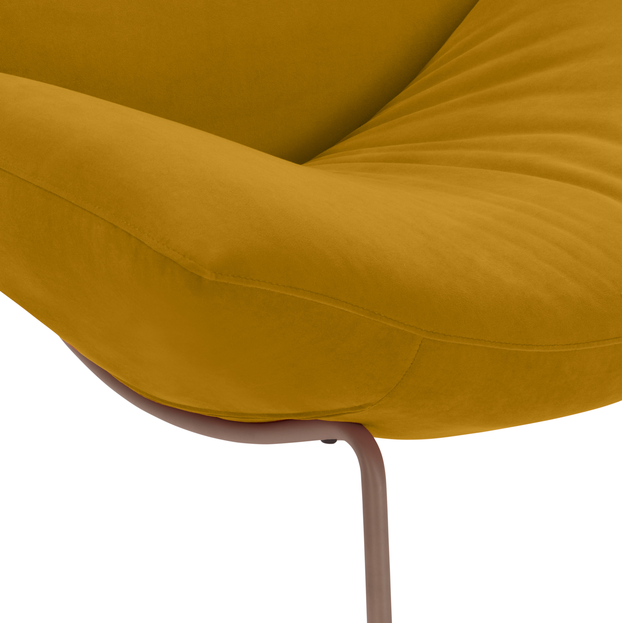 Fauteuil Pebble seven ocre