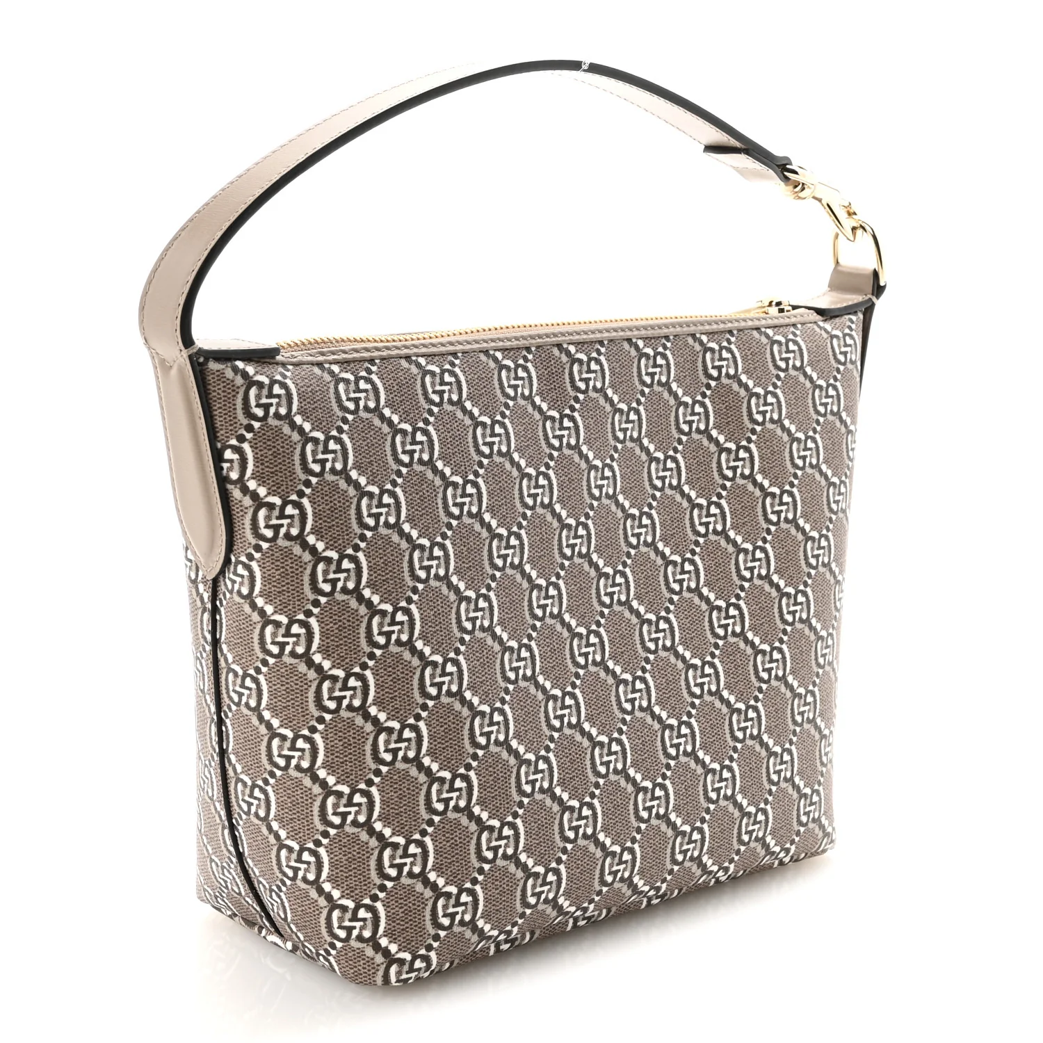 GG Shadow Monogram Super Mini Ophidia Shoulder Bag Taupe - Top Club