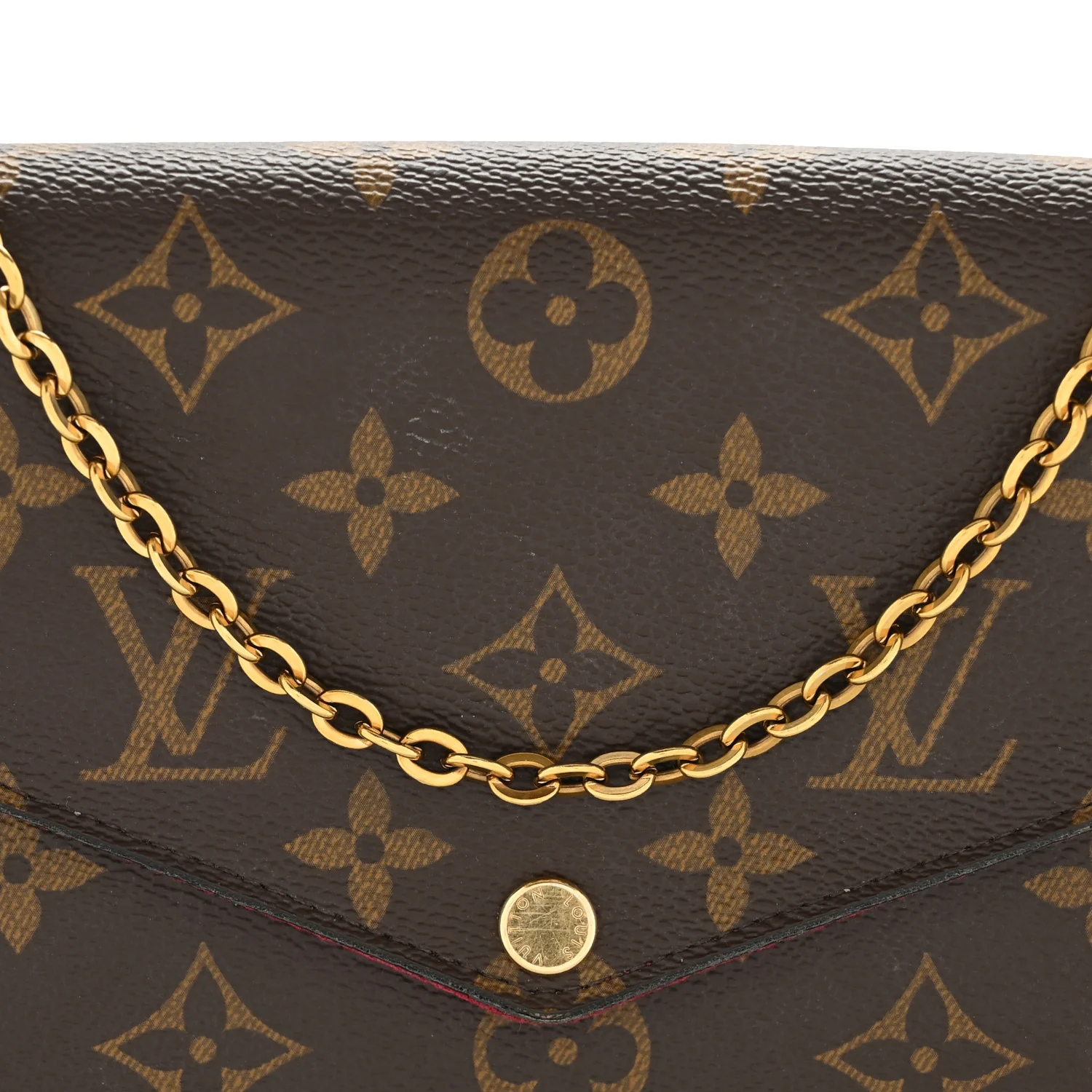 Monogram Pochette Felicie Chain Wallet Fuchsia - Top Club