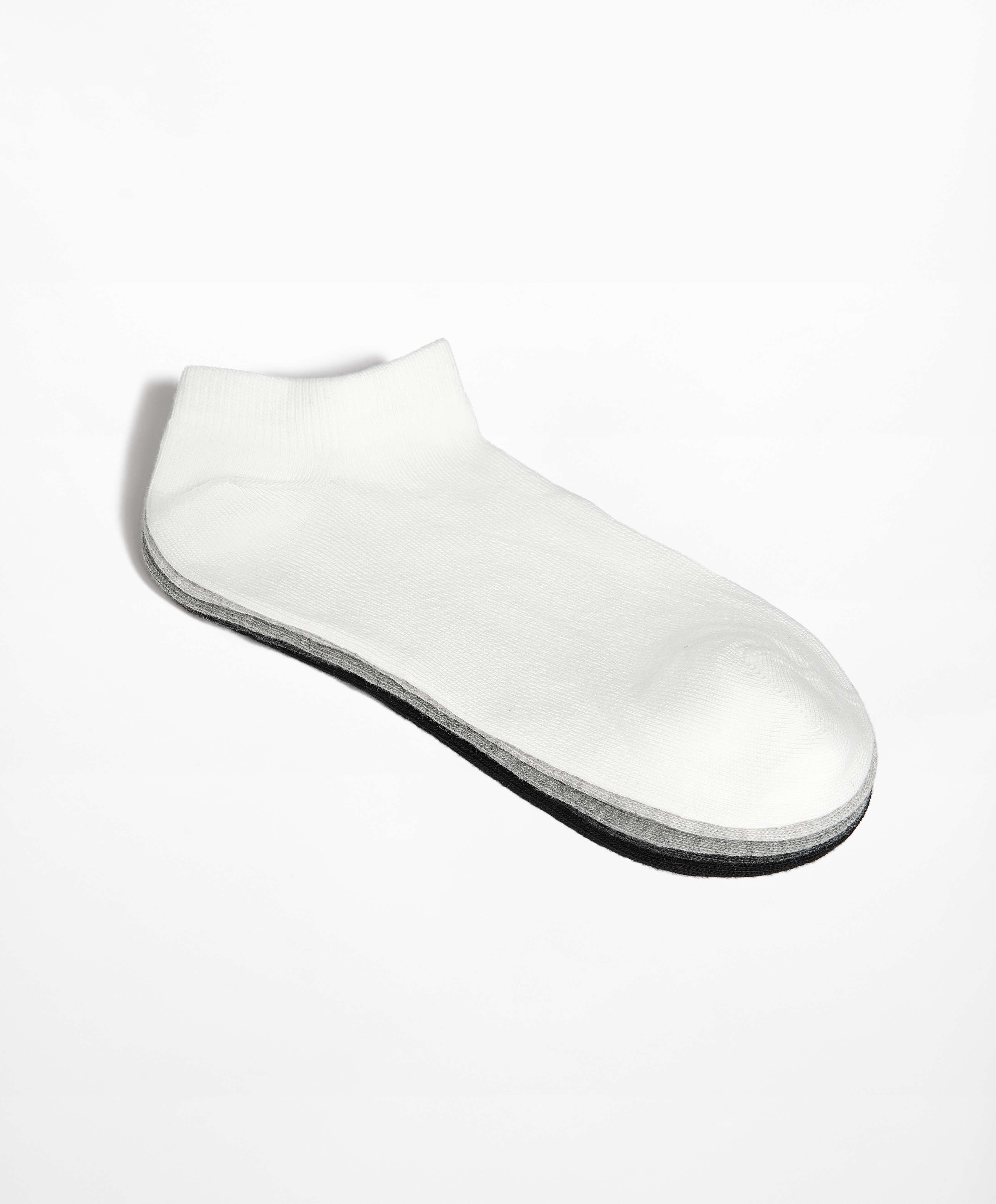 OYSHO 5 pairs of tab cotton blend sports sneaker socks