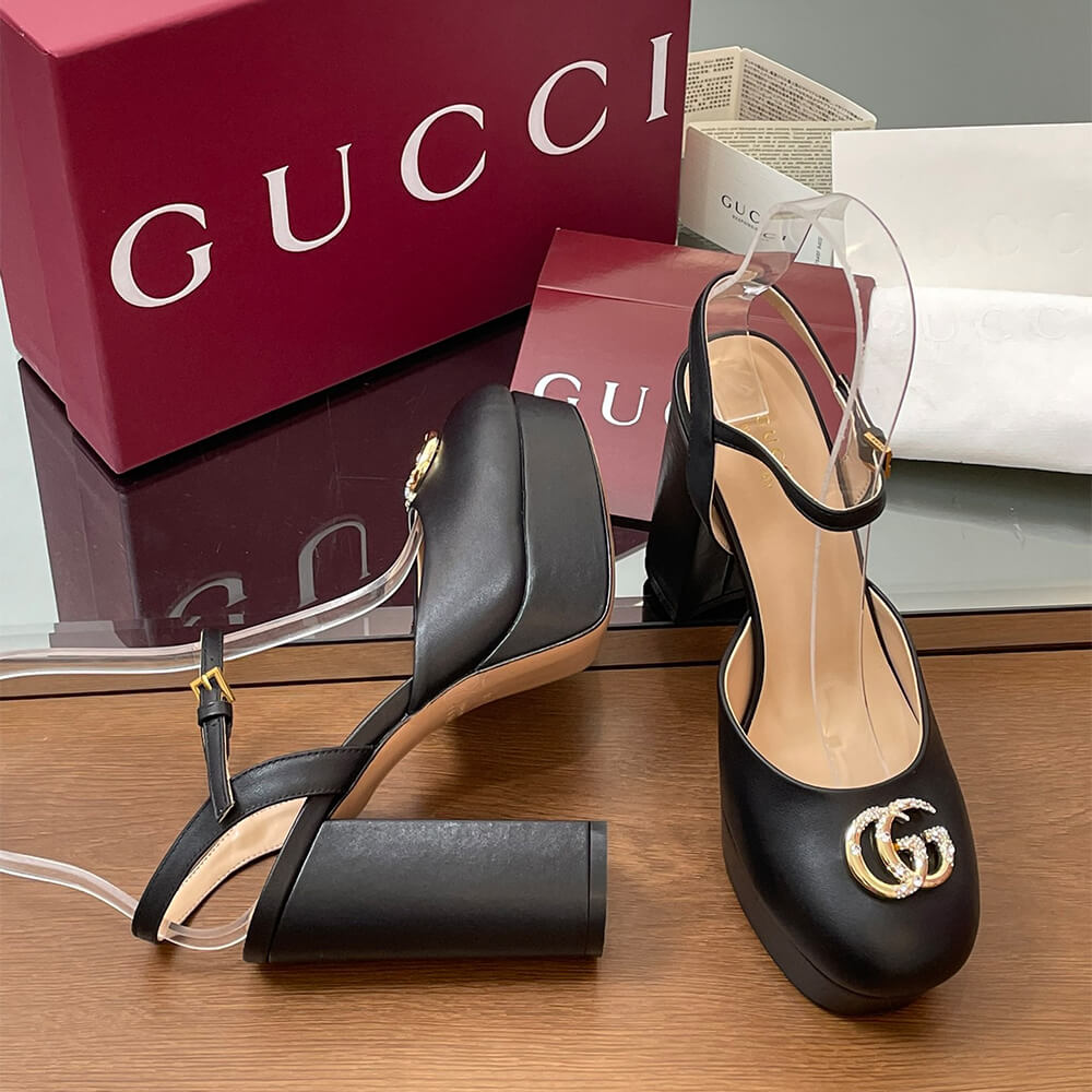 GUCCI Women s platform pump with Double G - Top Club