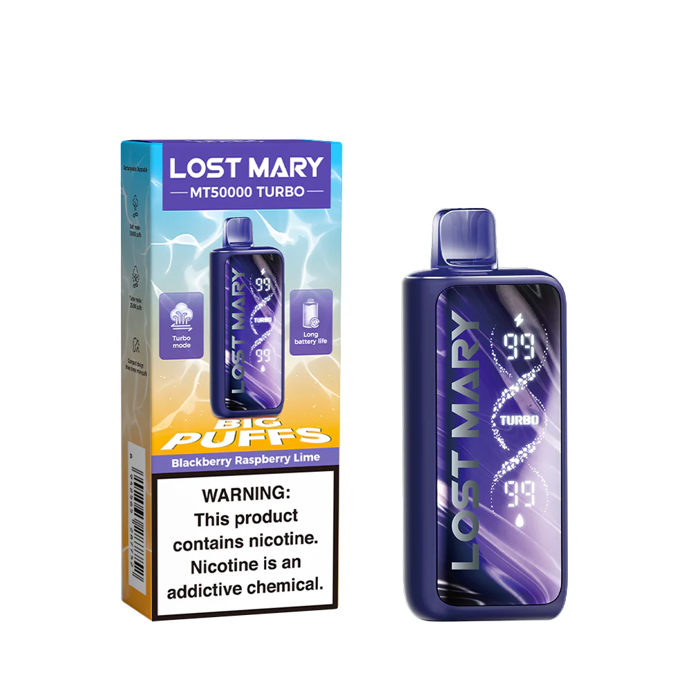 LOST MARY MT50K Turbo ładowalny jednorazowy e-papieros (wszystkie smaki)