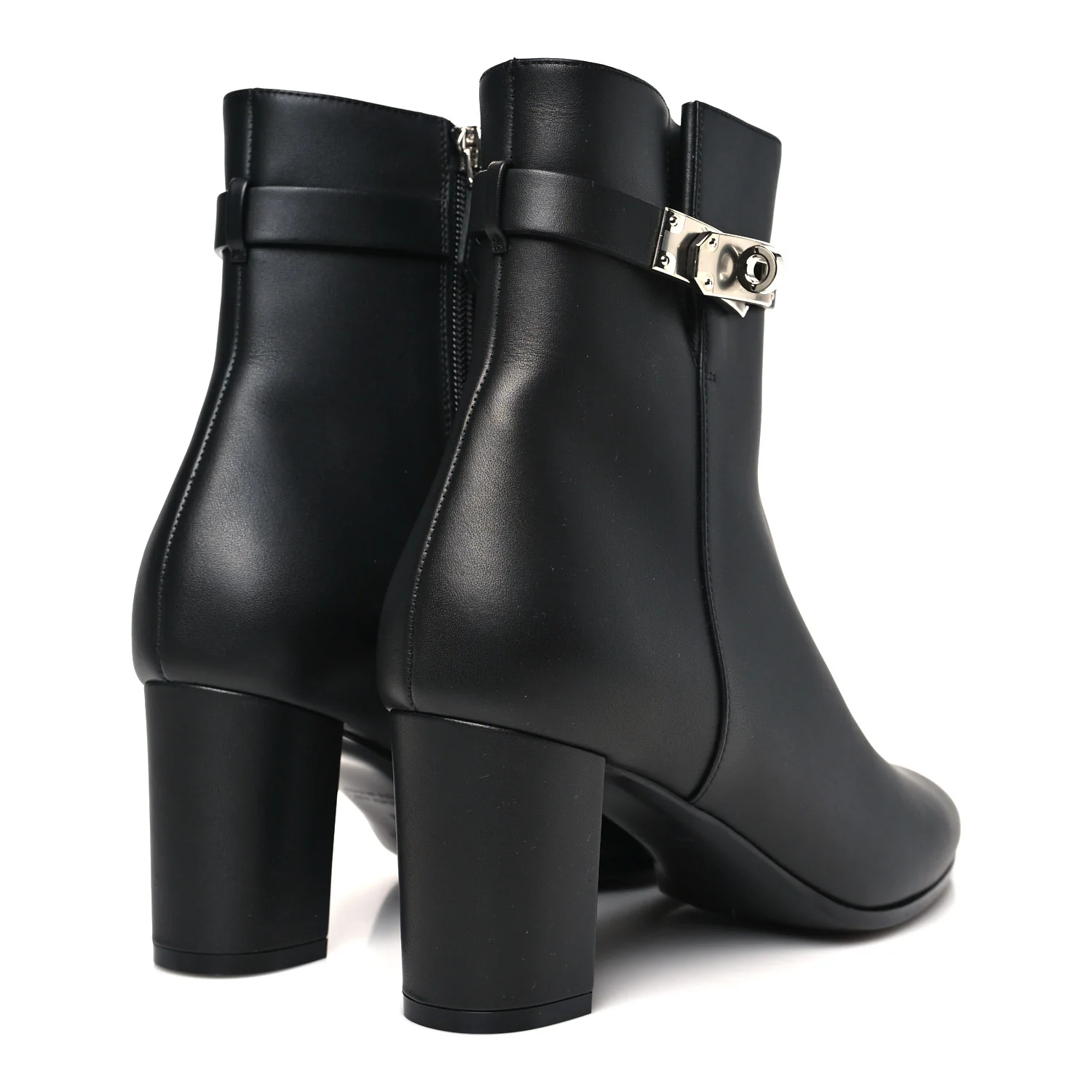 Calfskin Saint Germain Ankle Boots 39 Black - Top Club