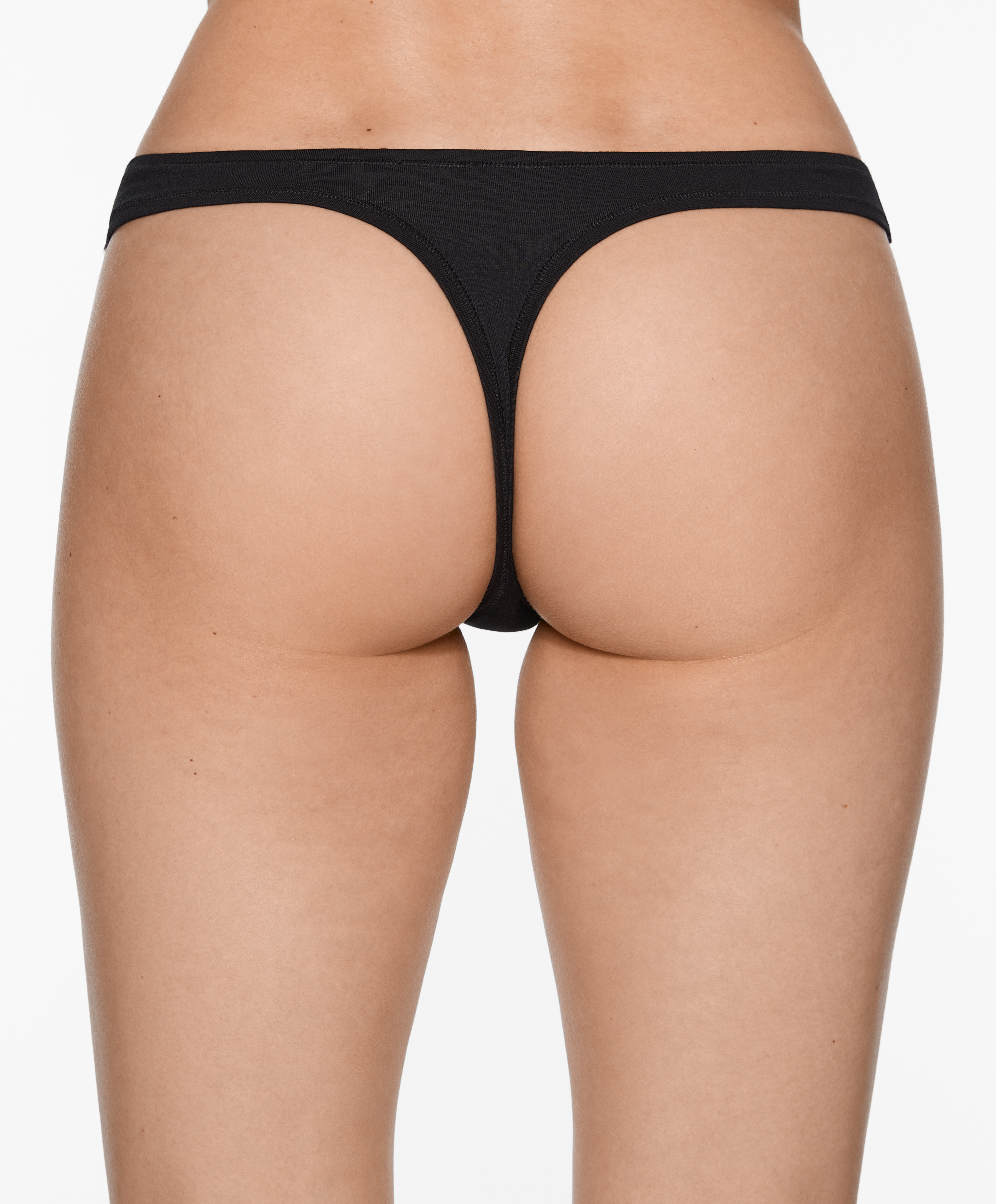 OYSHO 3 cotton blend thongs
