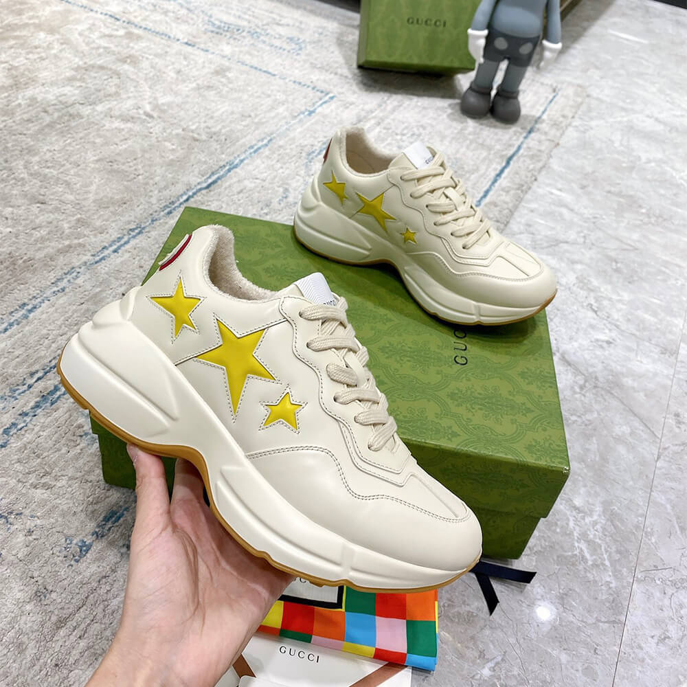 Gucci Rhyton Sneaker with Stars - Top Club