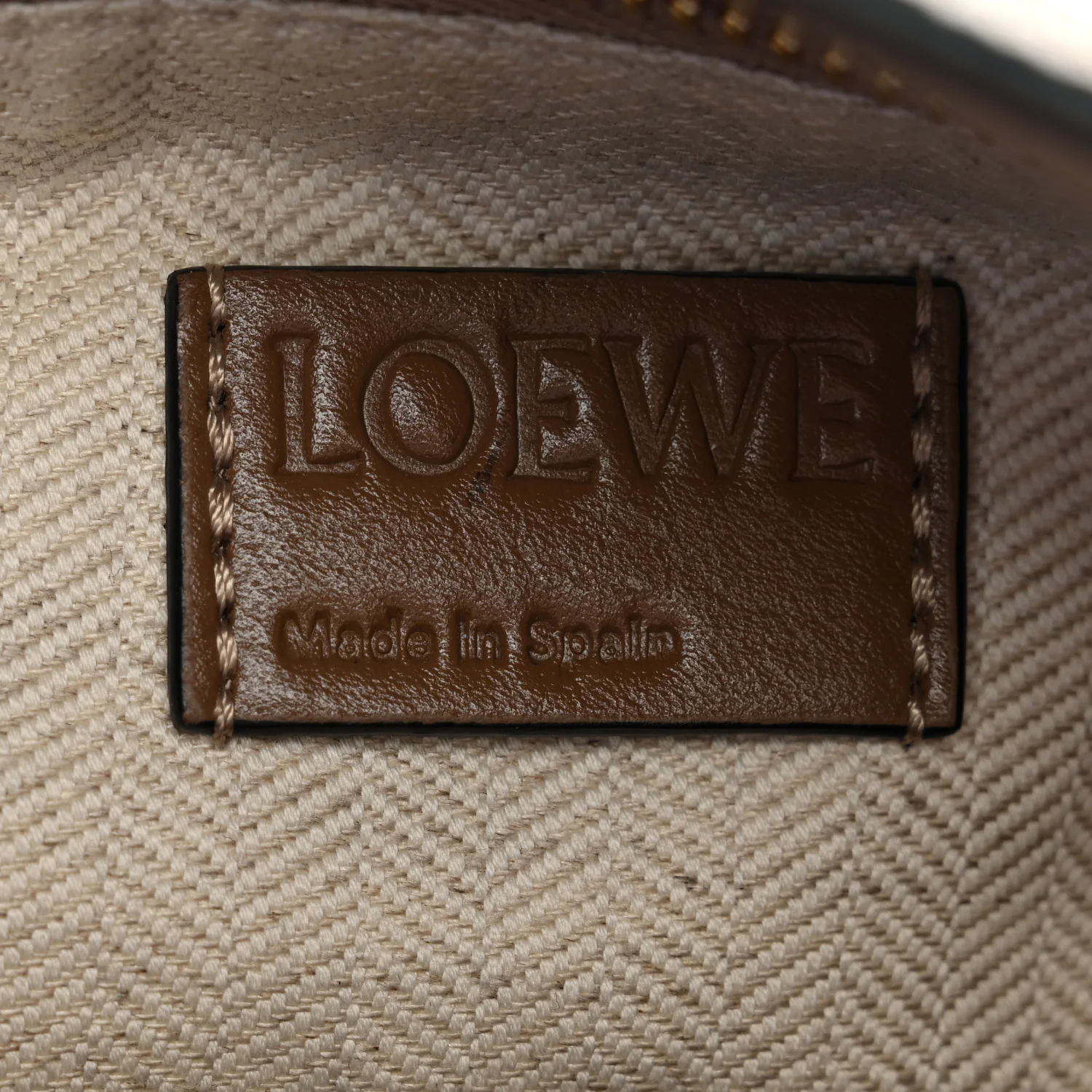 Grained Calfskin Small Puzzle Bag Sand Mink - Top Club