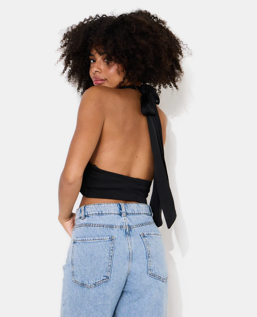 Pimkie Top court dos-nu en satin