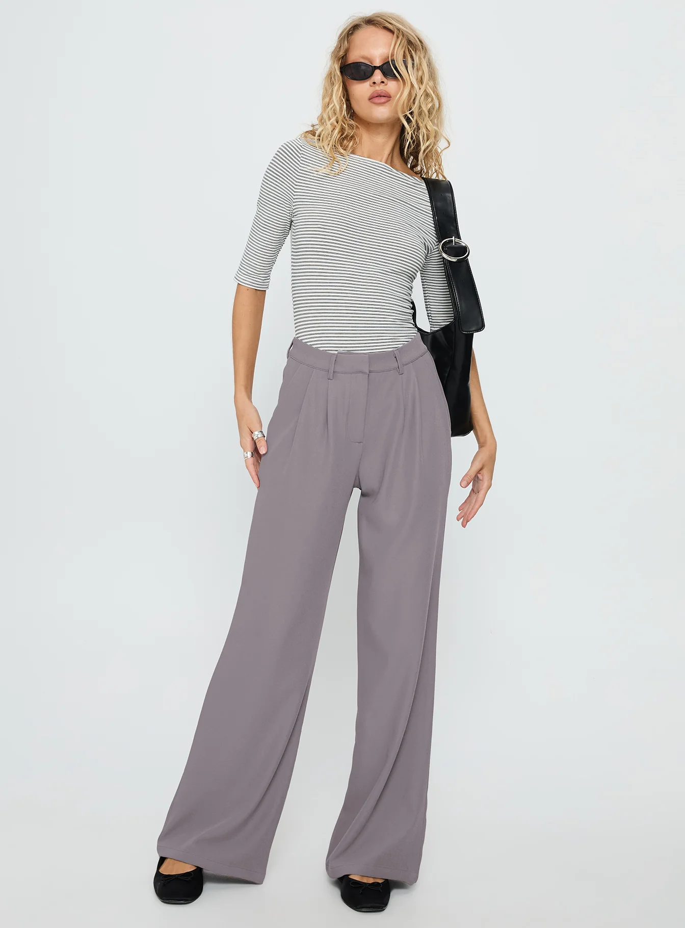 Ambient Wide Leg Pant Grey