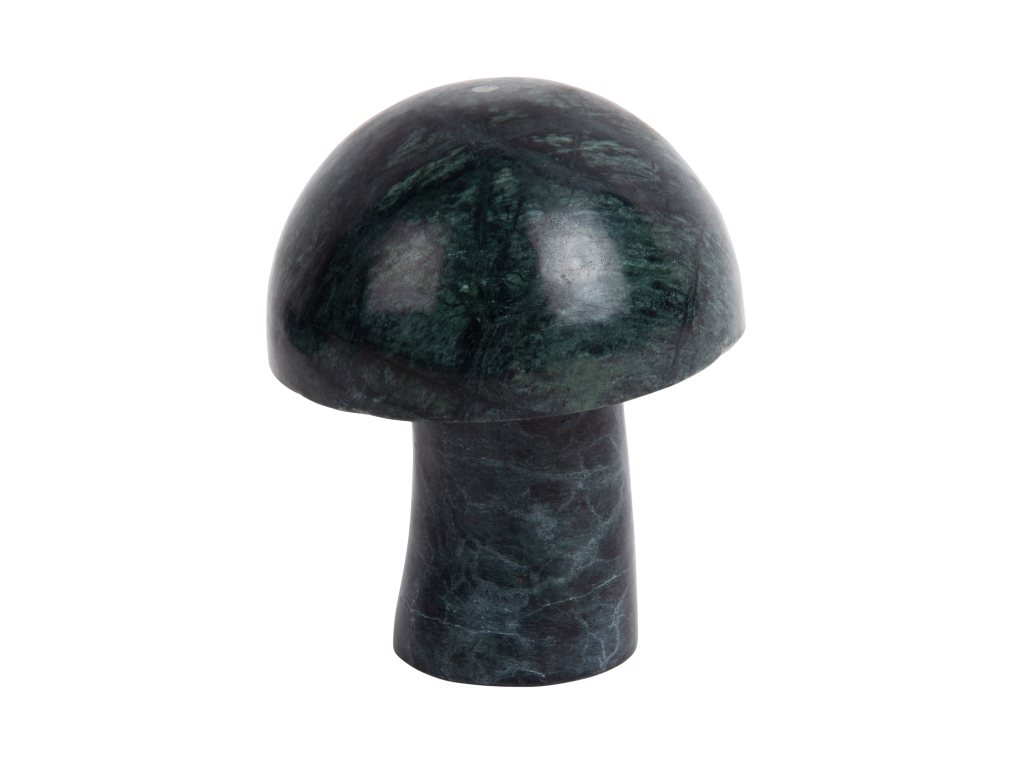 Statue Mushroom large marble dark green