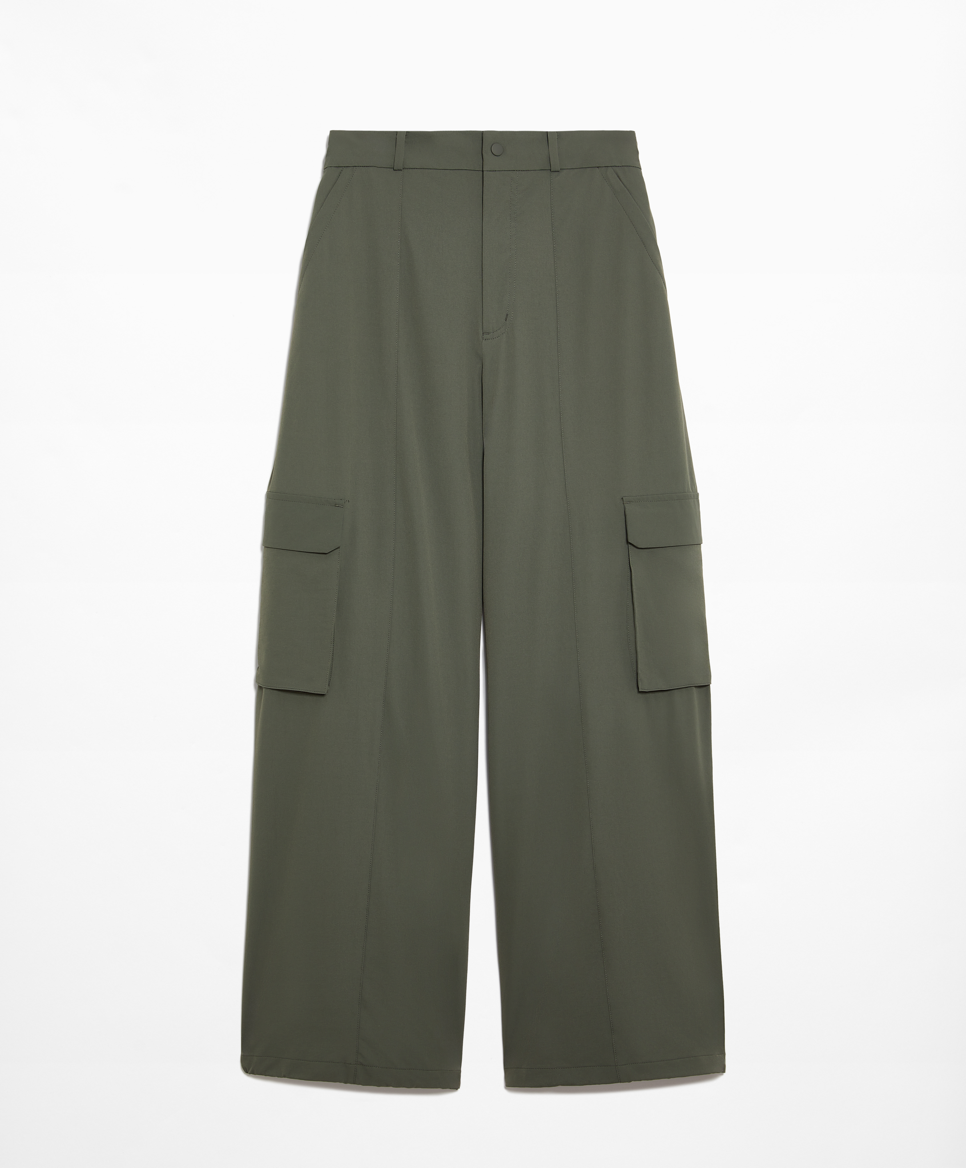 OYSHO Wide-leg cargo trousers