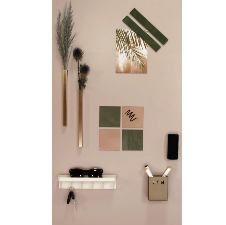 Magneetbord mat – krijtbord heartwood 60x140 cm
