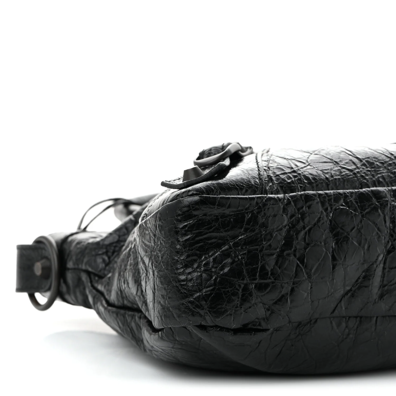 Agneau Arena Classic Hardware Le City First Bag Black - Top Club