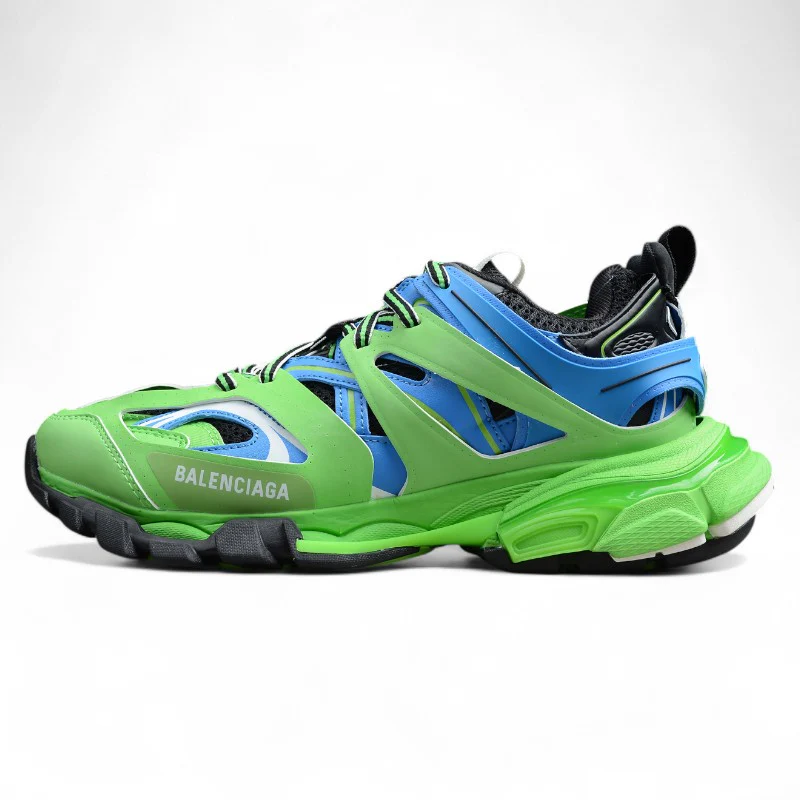 Balenciaga Track Low Sneakers in Blue/Green - Sneaker Replica Workshop
