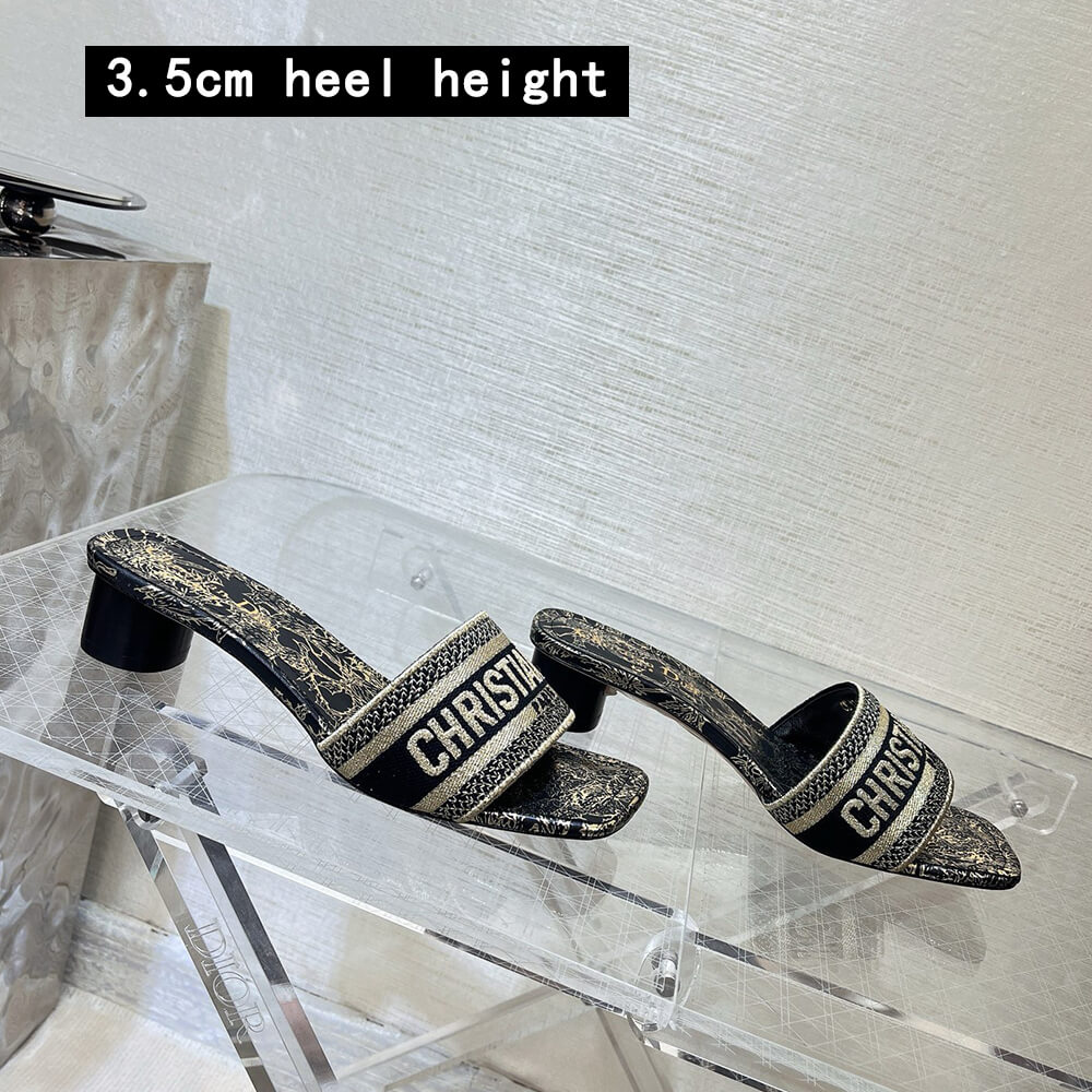 Dior Dway Heeled Slide - Top Club