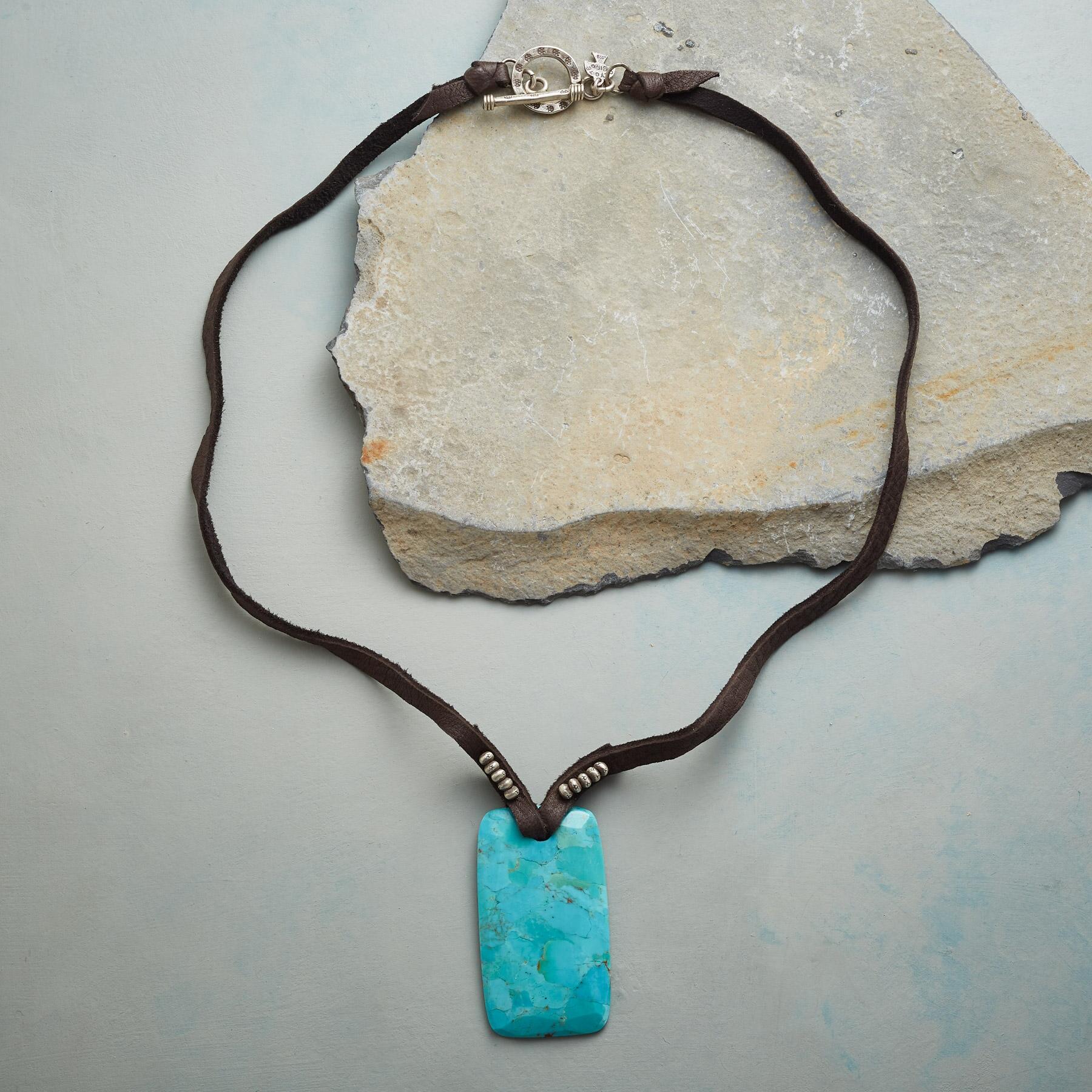 Turquoise Amulet Necklace - Sundance Living