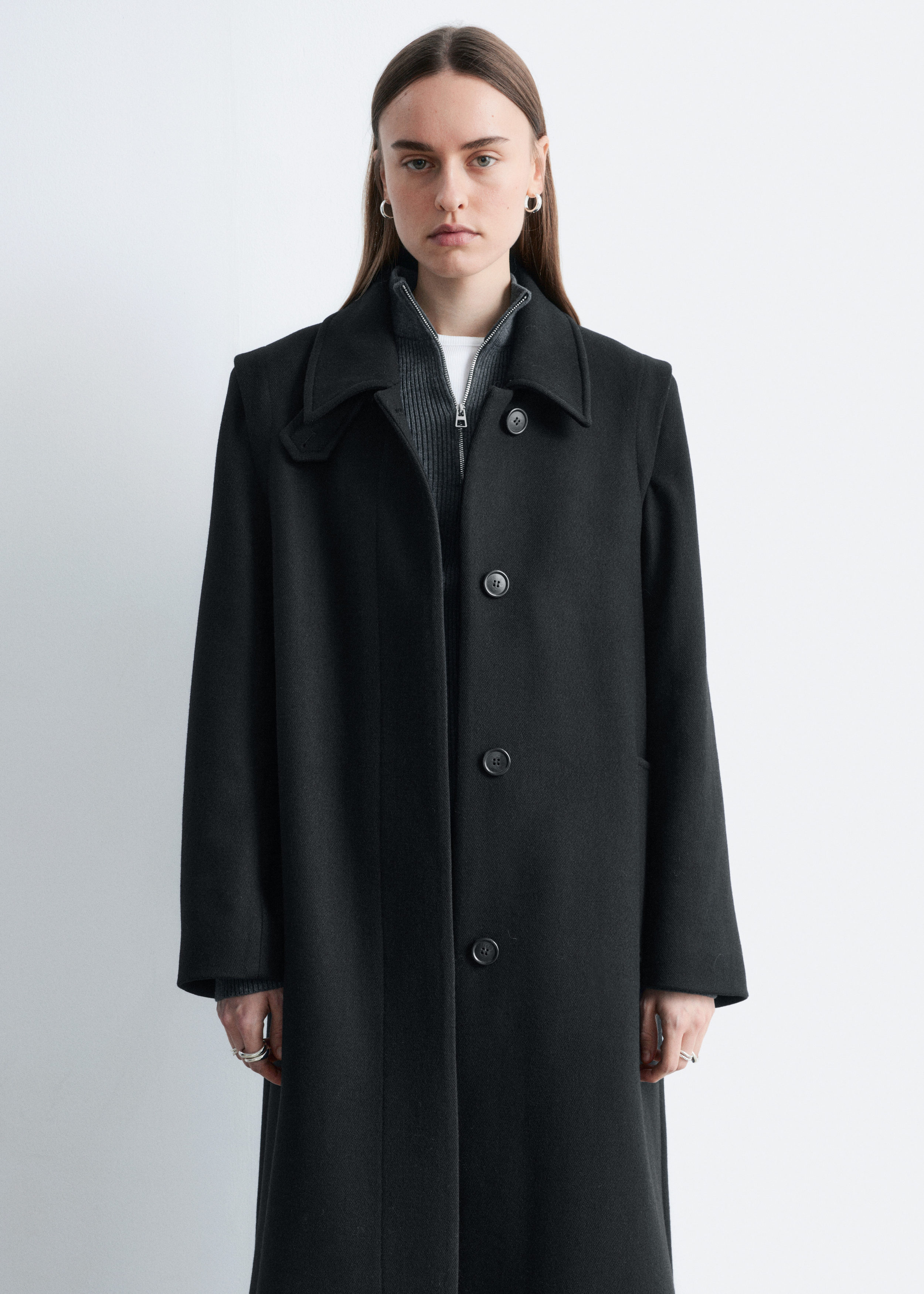 & Other Stories WOOL MAXI COAT